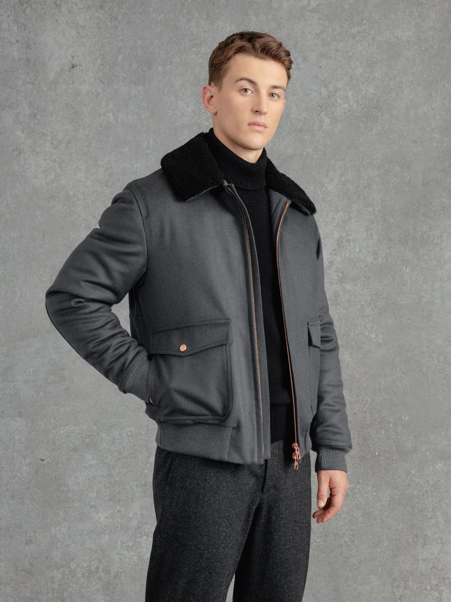 The Flight Jacket 3.0 - Cobble Grey - Image 8
