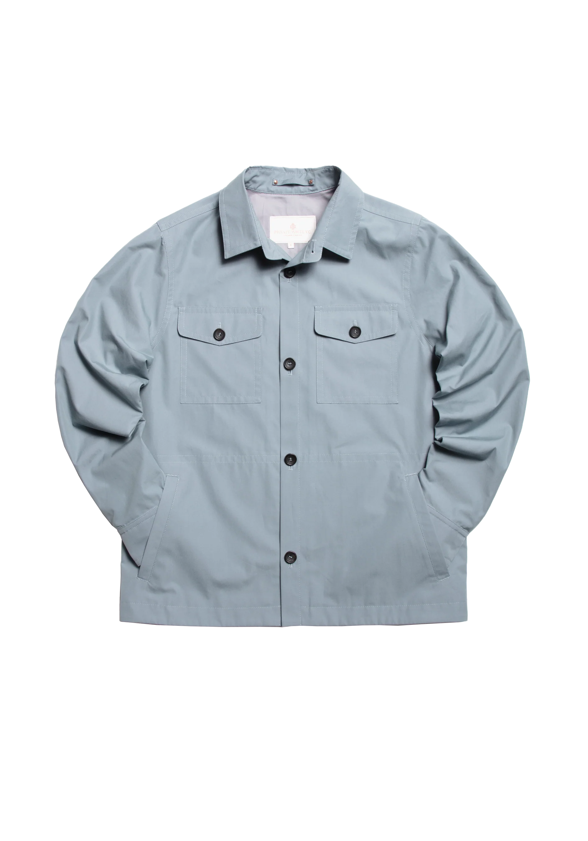 The Ventile® Piccadilly Shacket - Azure - Image 3