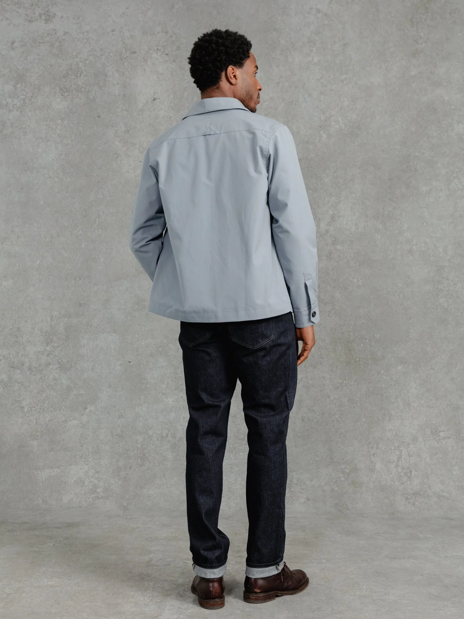 The Ventile® Piccadilly Shacket - Azure - Image 8