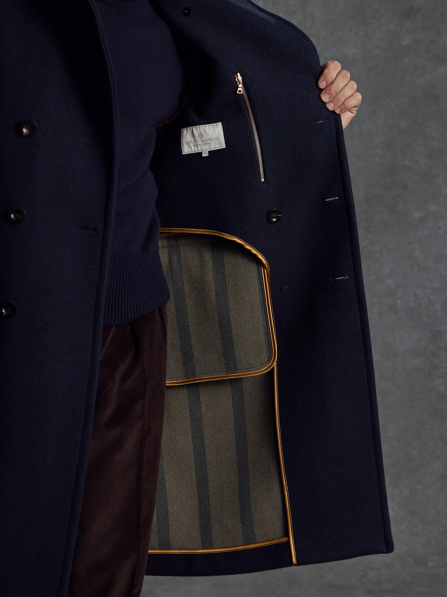 The Admiral's Great Coat - Navy - Image 3