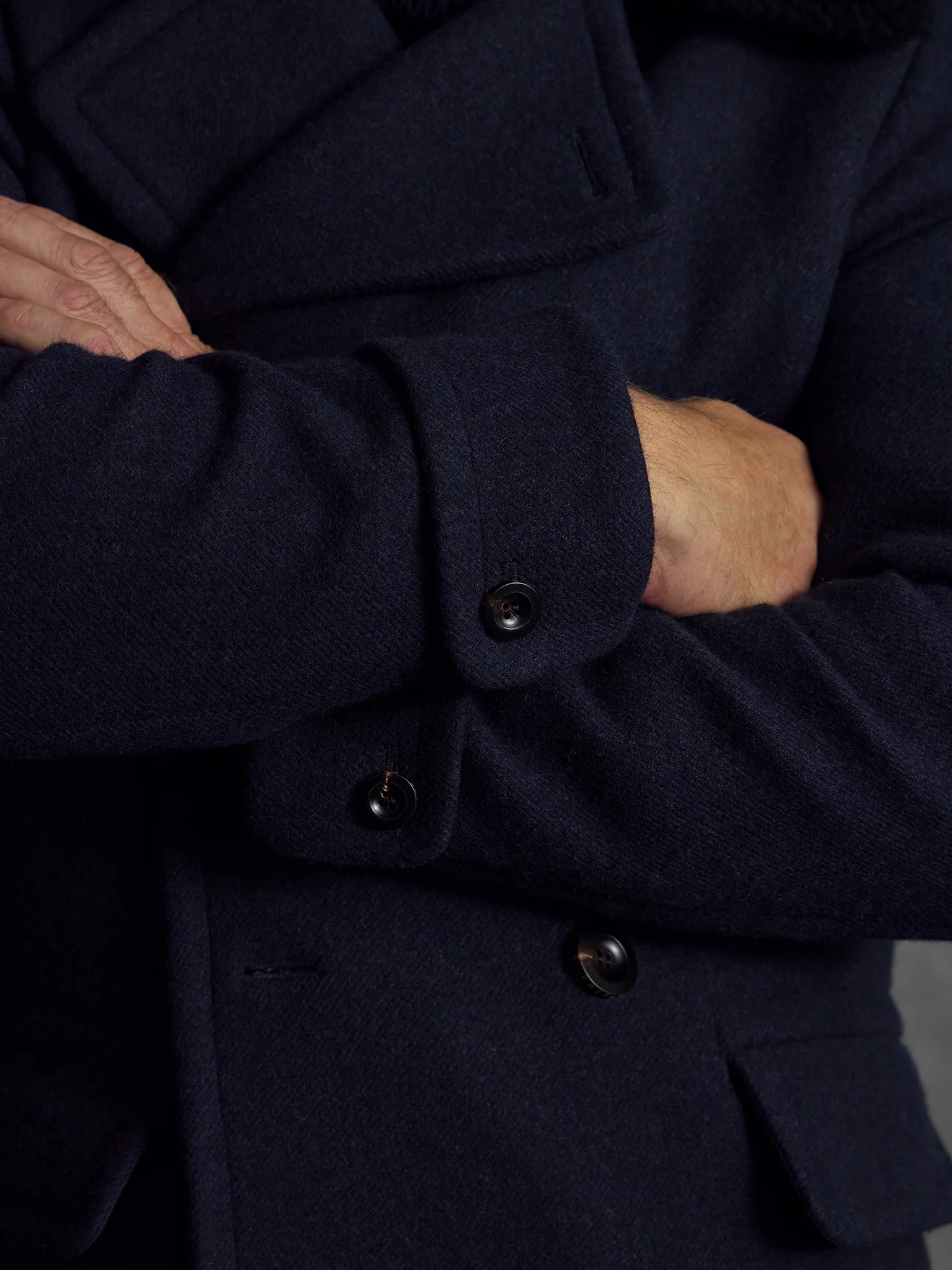 The Admiral's Great Coat - Navy - Image 6