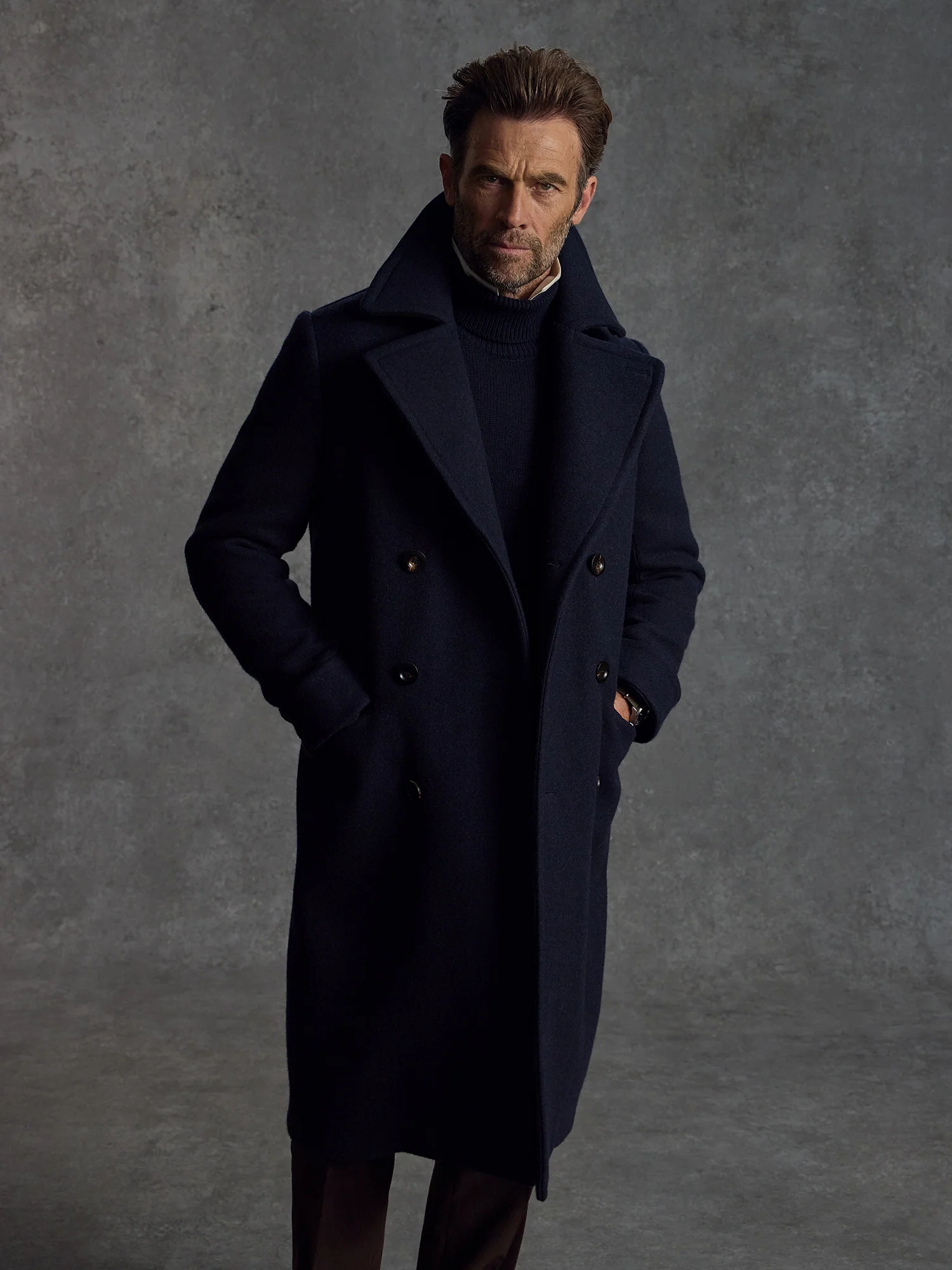 The Admiral's Great Coat - Navy - Image 7