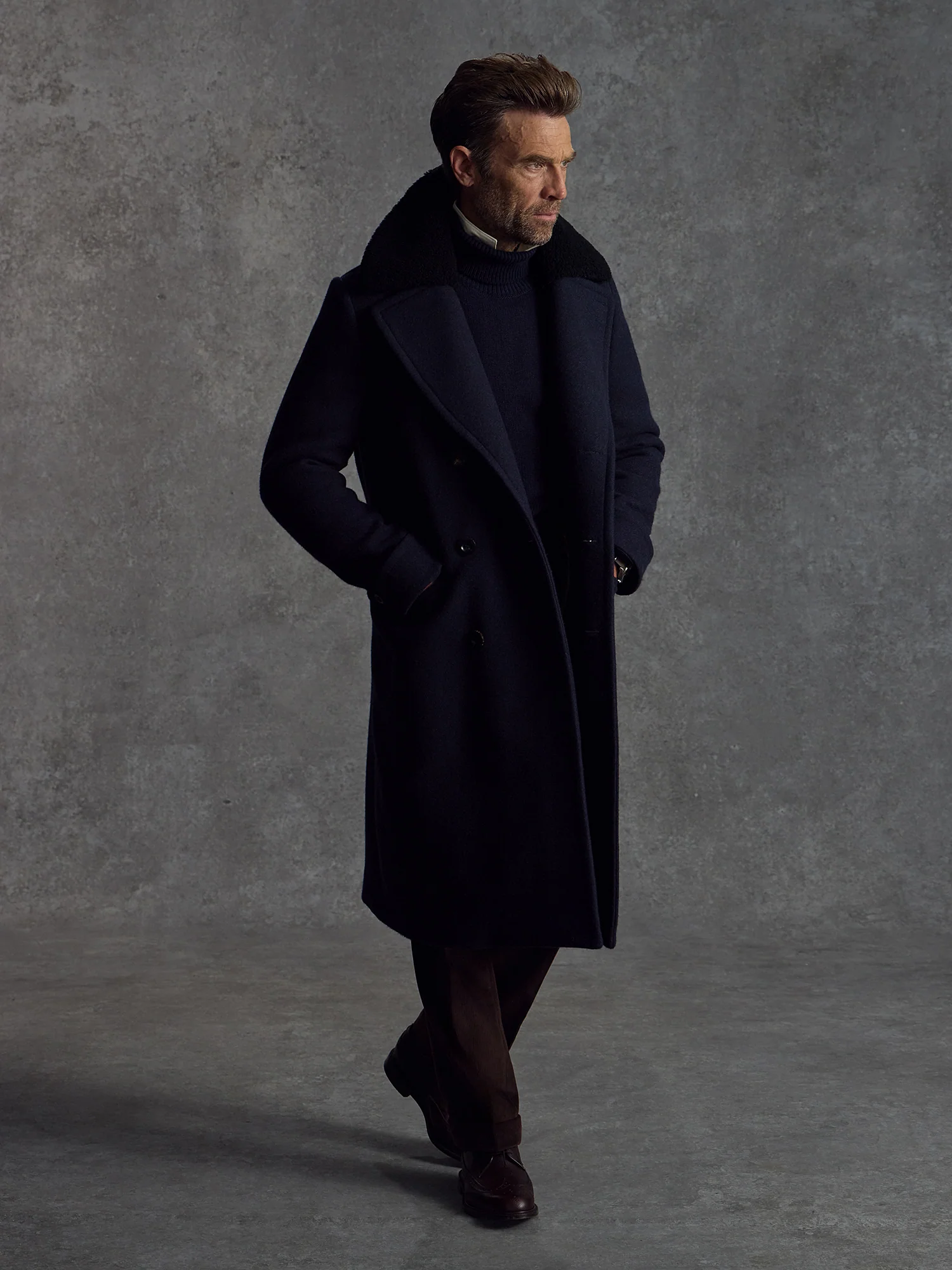 The Admiral's Great Coat - Navy - Image 8