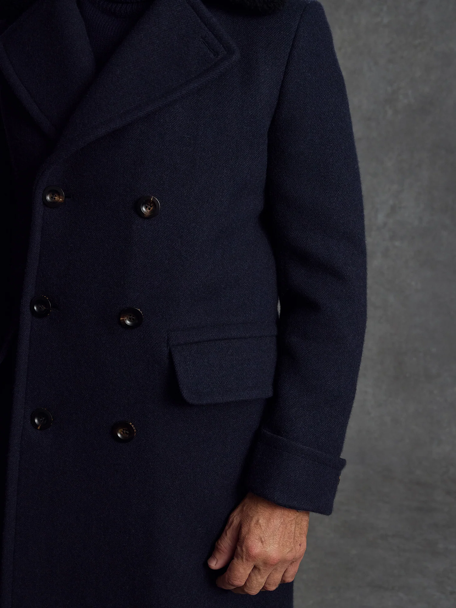 The Admiral's Great Coat - Navy - Image 9