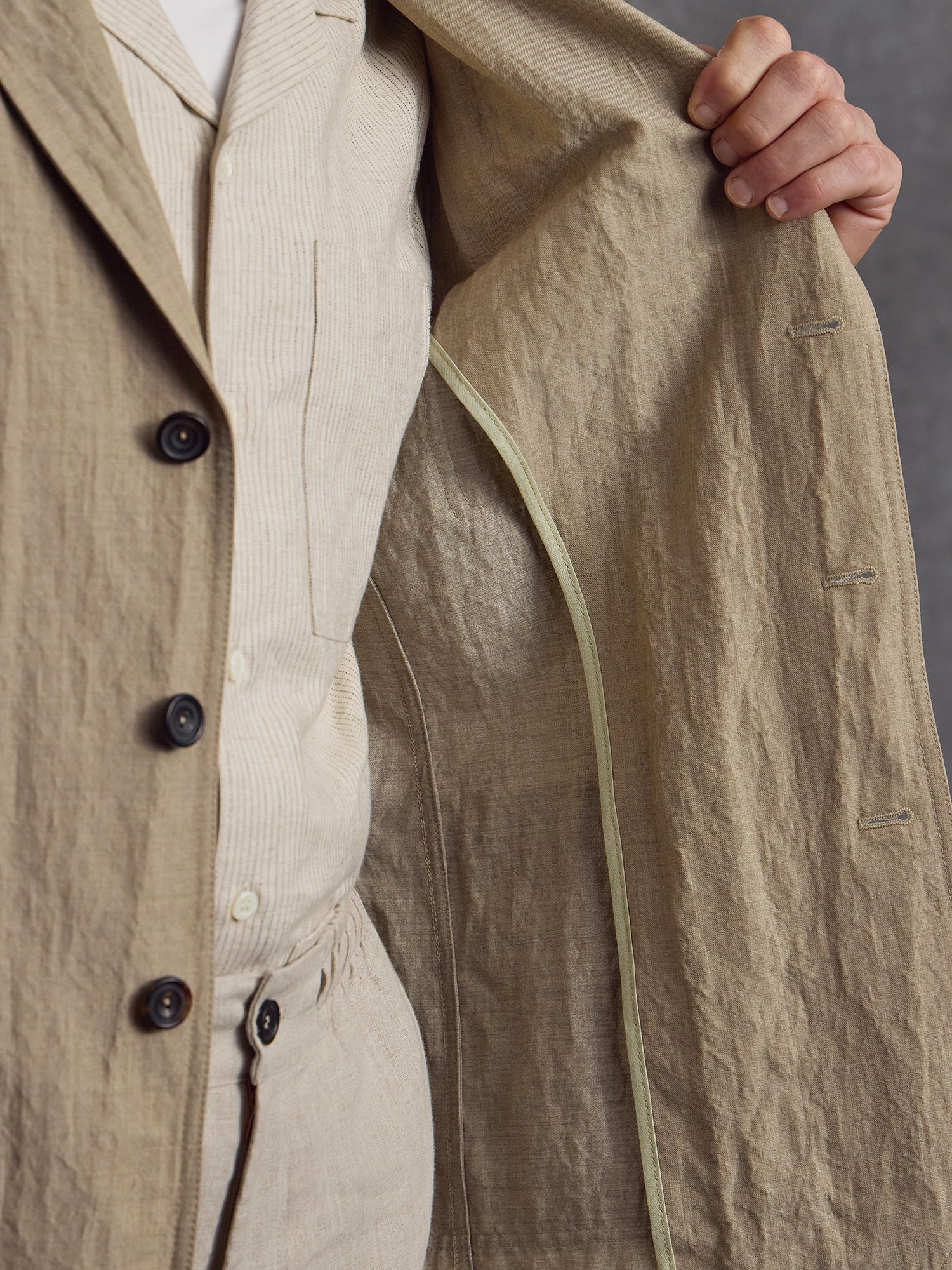 The Belgravia Blazer - Sand - Image 4