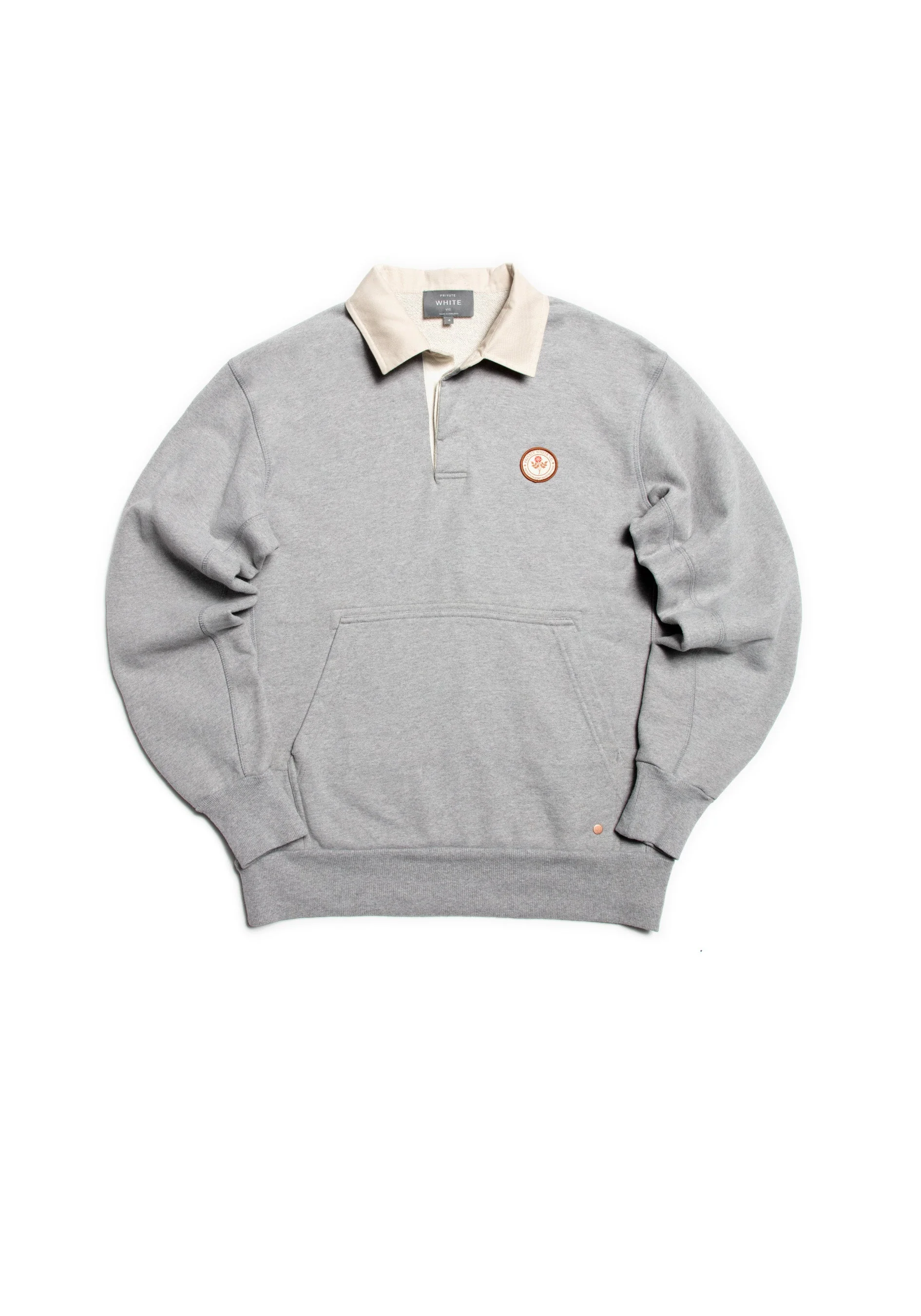The Rose of Lancaster Rugby Shirt - Charcoal - Image 3