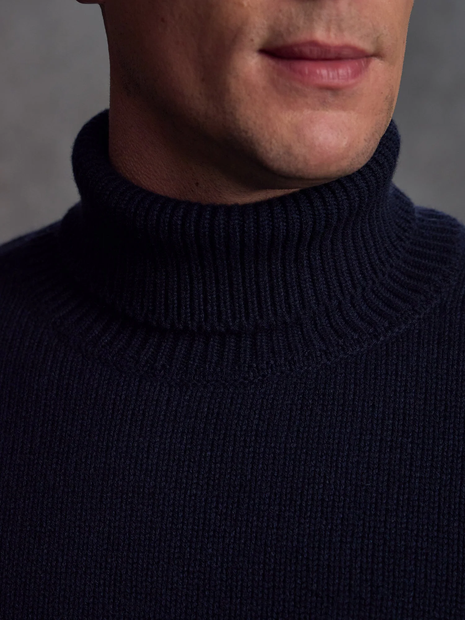 The RHC Cashmere Submariner Rollneck - Ink - Image 4