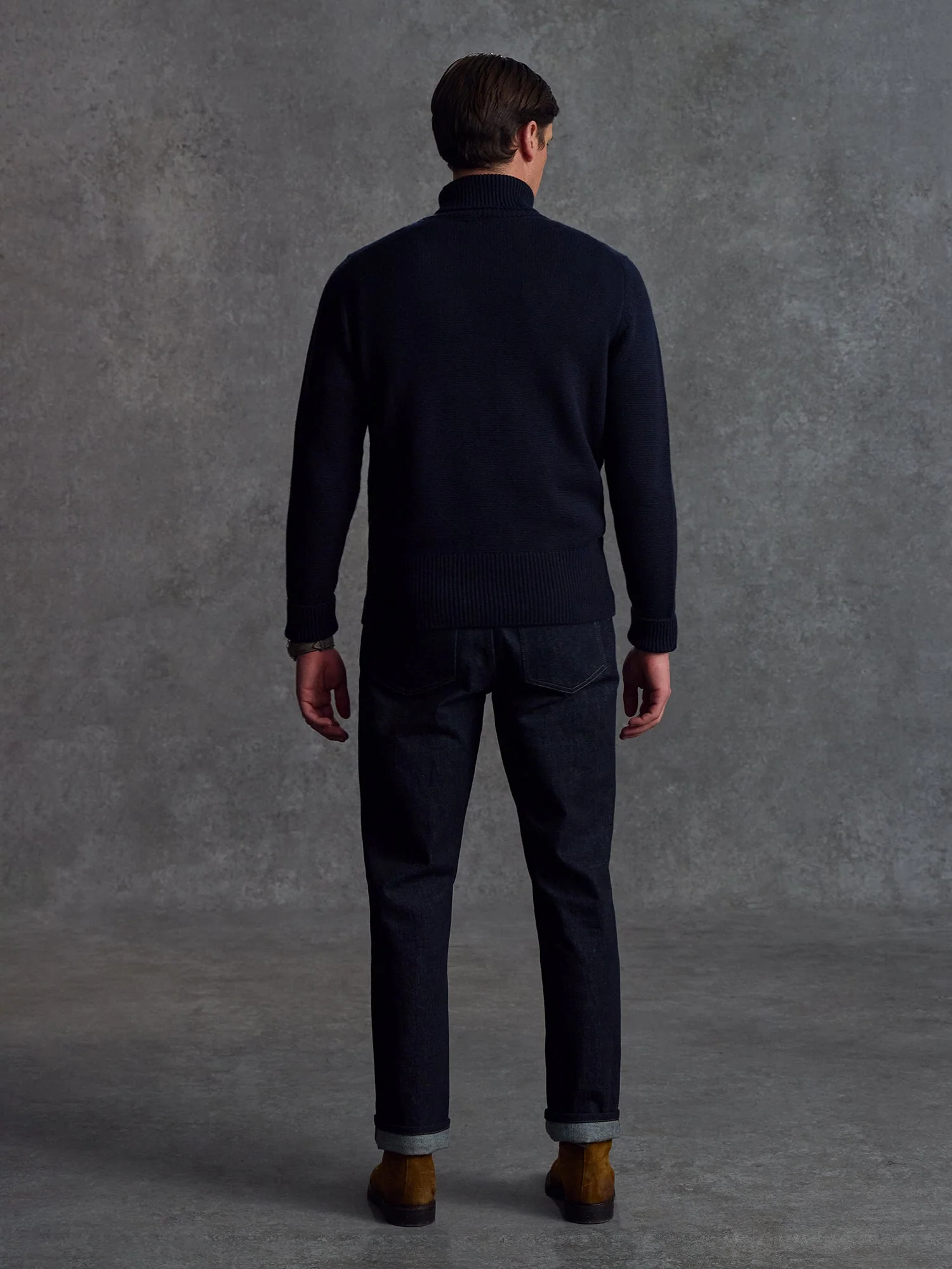The RHC Cashmere Submariner Rollneck - Ink - Image 7