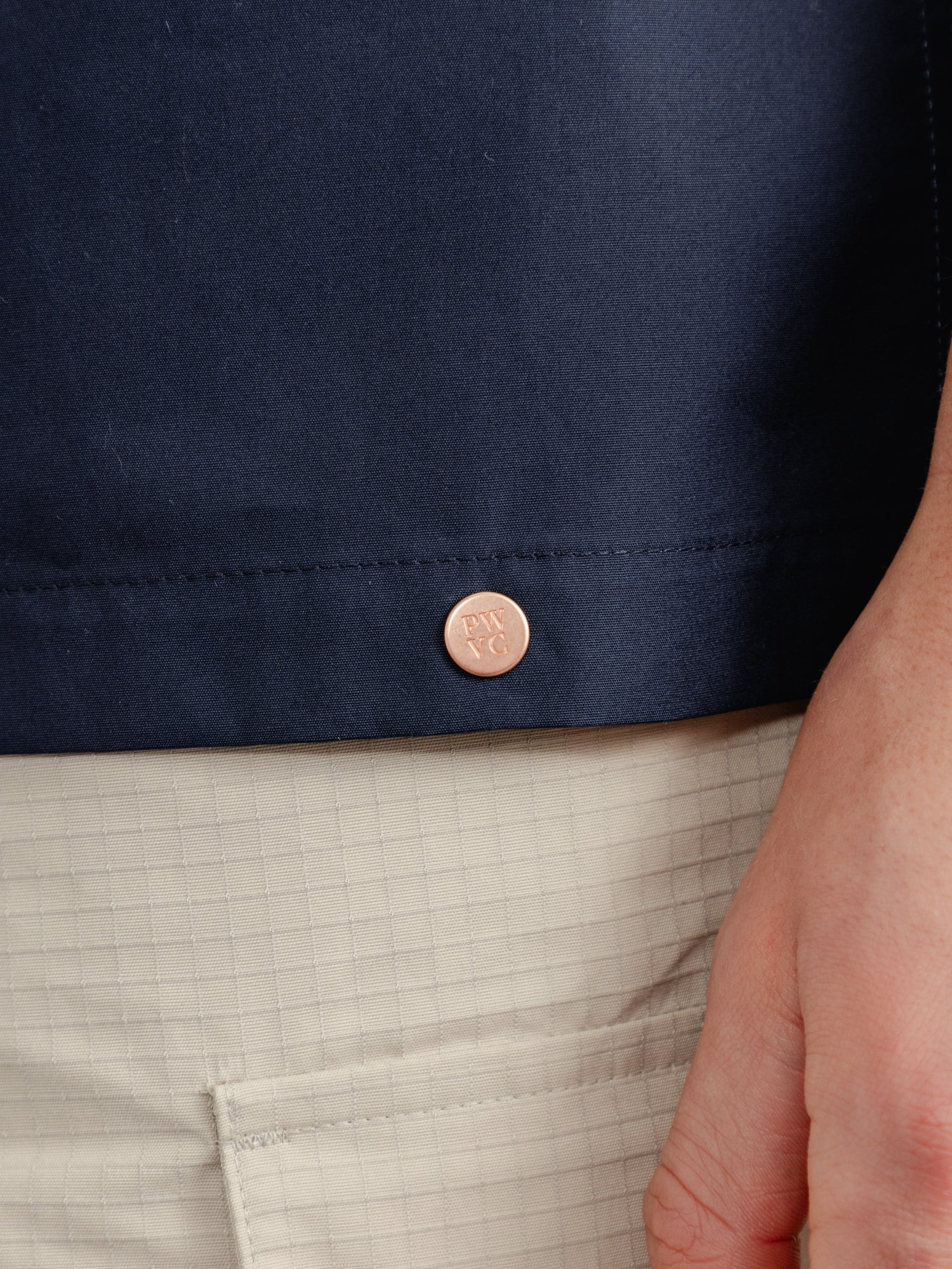 The Cotton Cuban Collar Shirt - Ink - Image 5