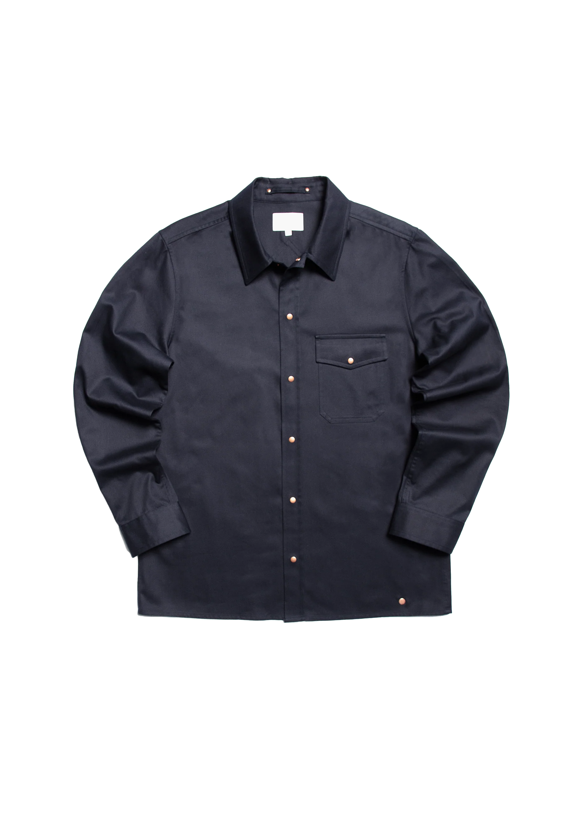 The Cotton Studded Shirt - Ink - Image 3
