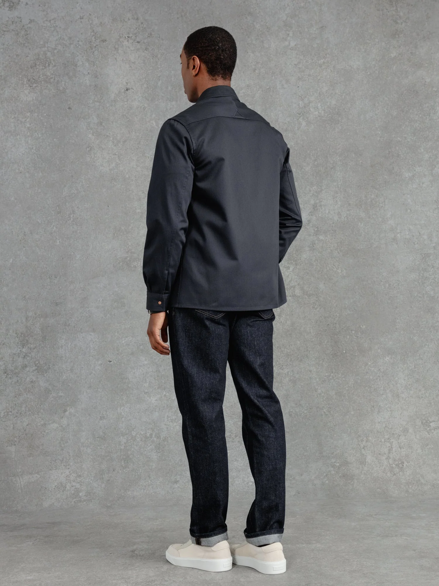 The Cotton Studded Shirt - Ink - Image 5
