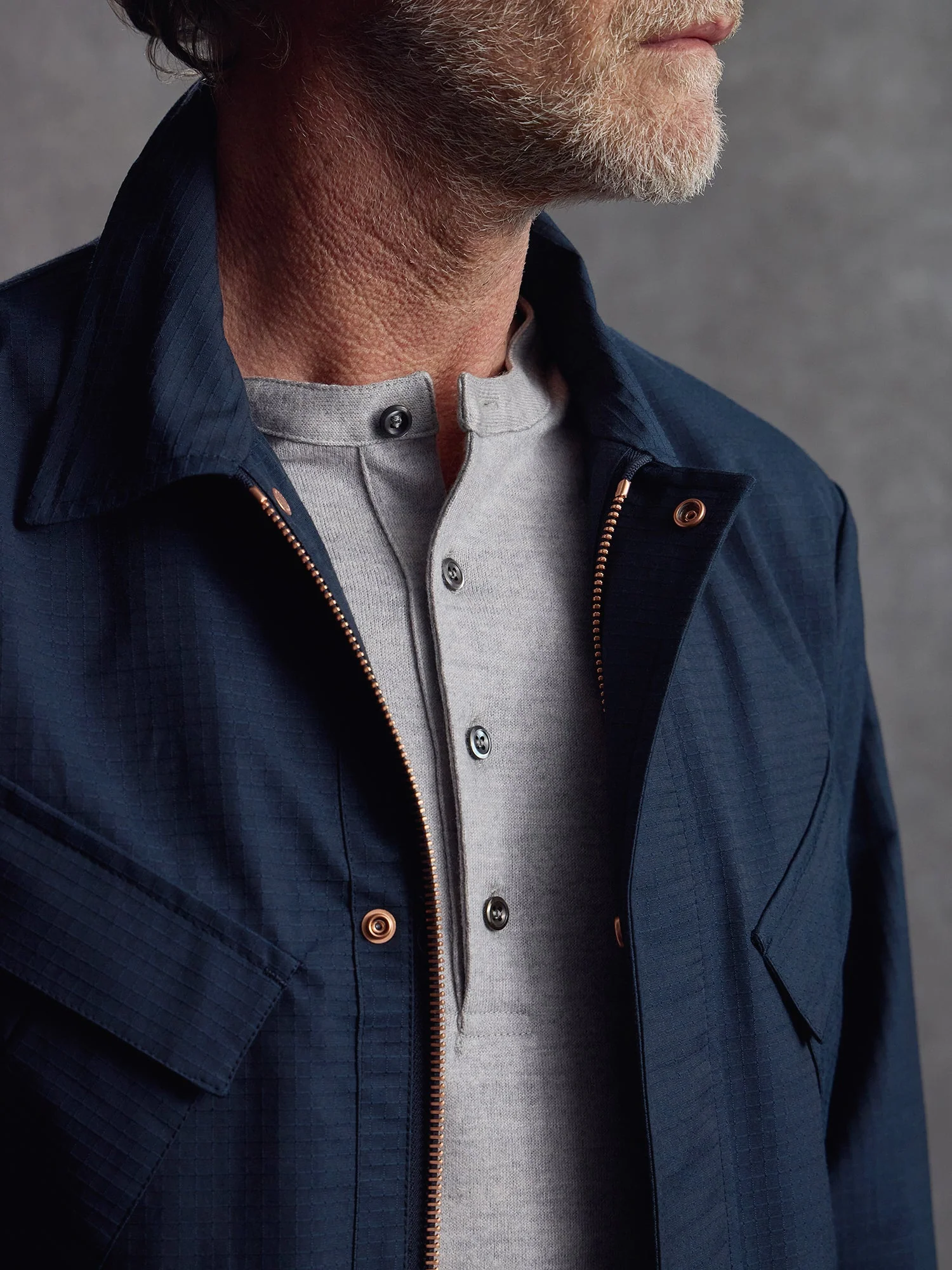 The Fitzrovia Field Jacket - Ink - Image 5