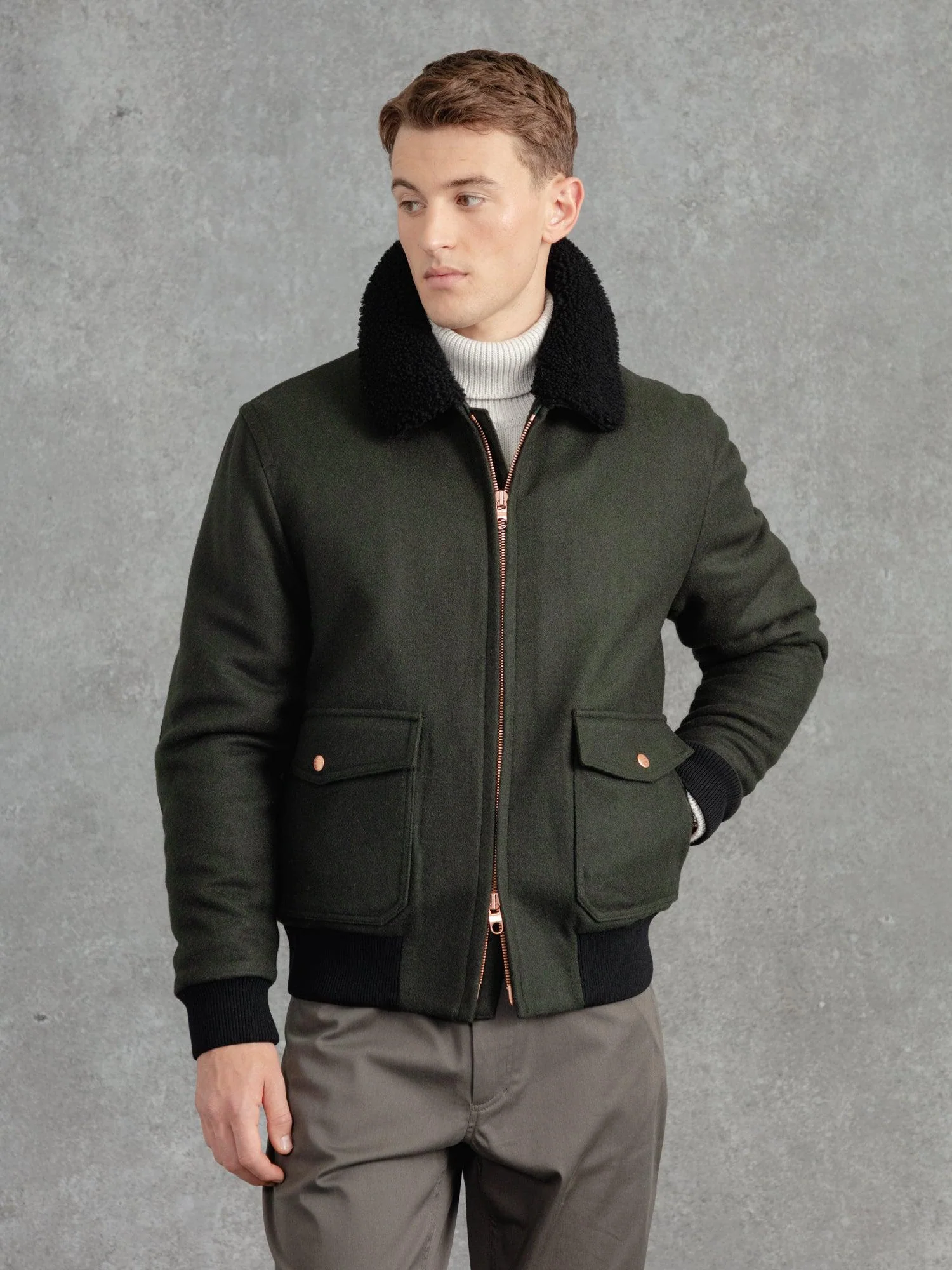The Flight Jacket 3.0 - Moss Green - Image 4
