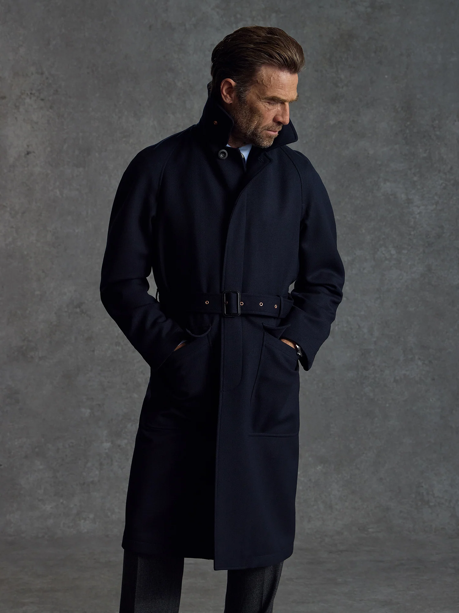 The General's Overcoat - Navy - Image 3