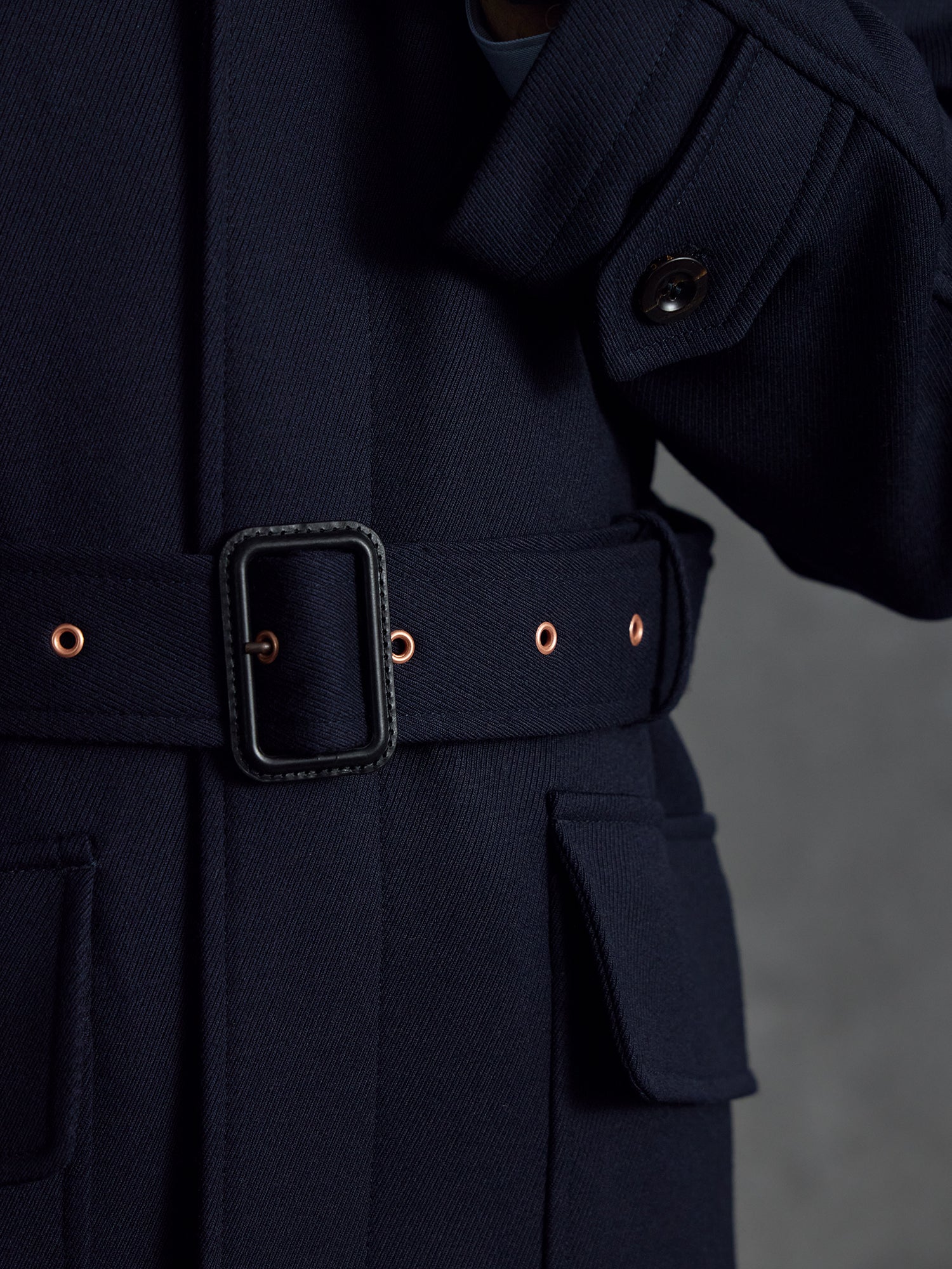 The General's Overcoat - Navy - Image 6
