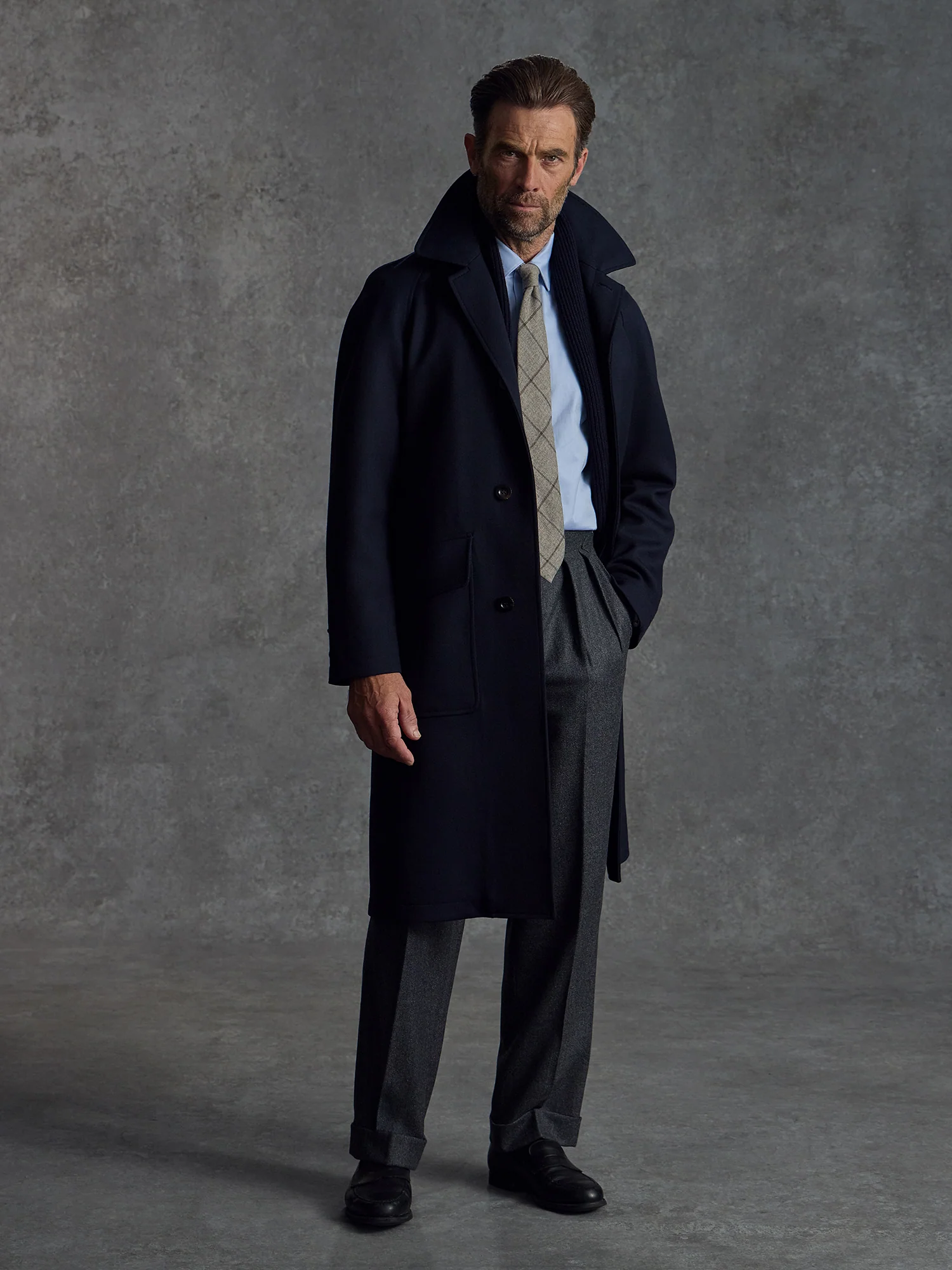 The General's Overcoat - Navy - Image 8