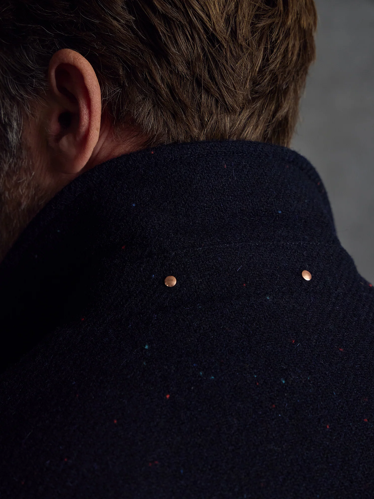 The Harris Tweed Bomber - Ink - Image 5