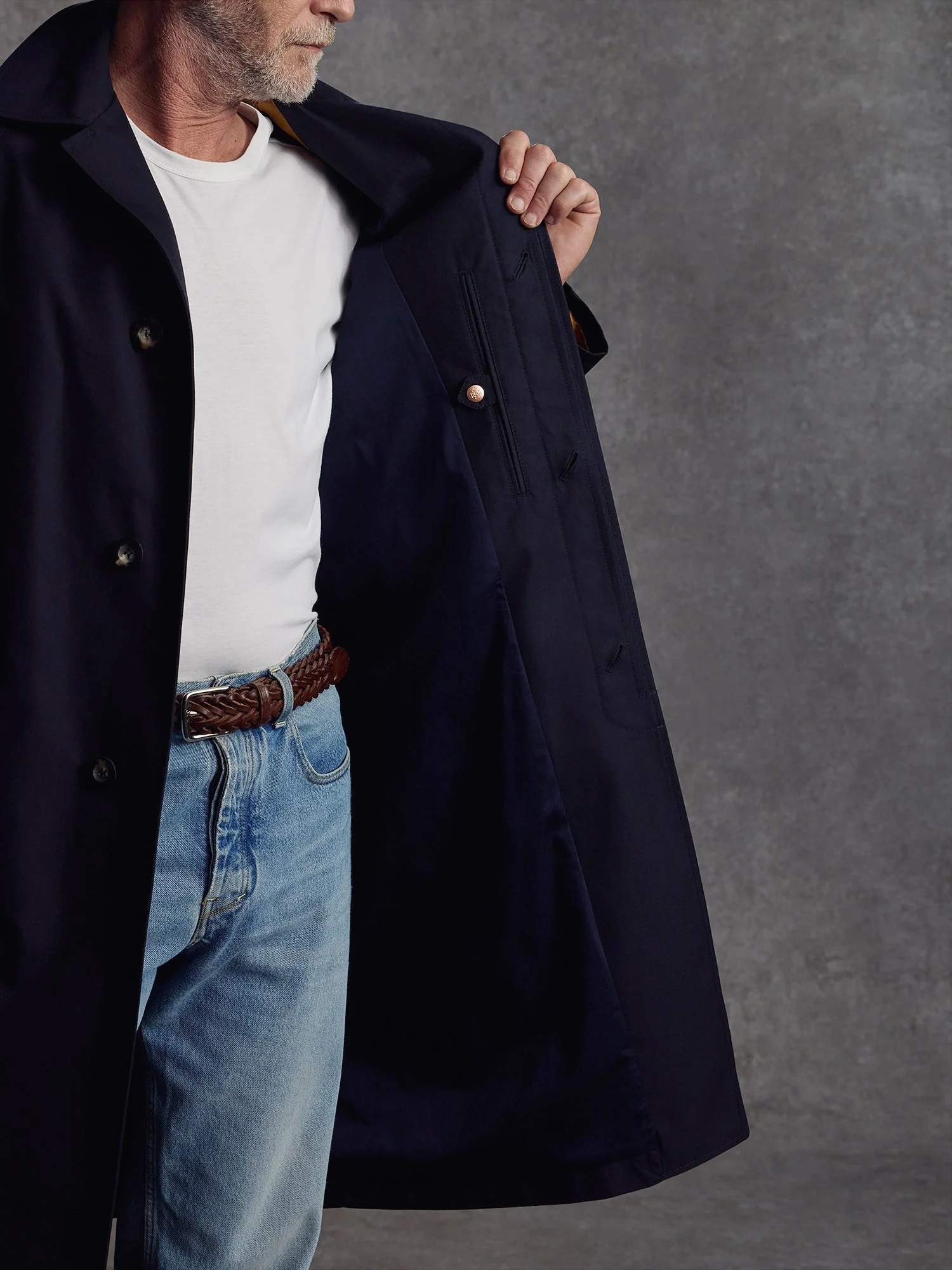 The Honey Trap Trench - Navy - Image 6