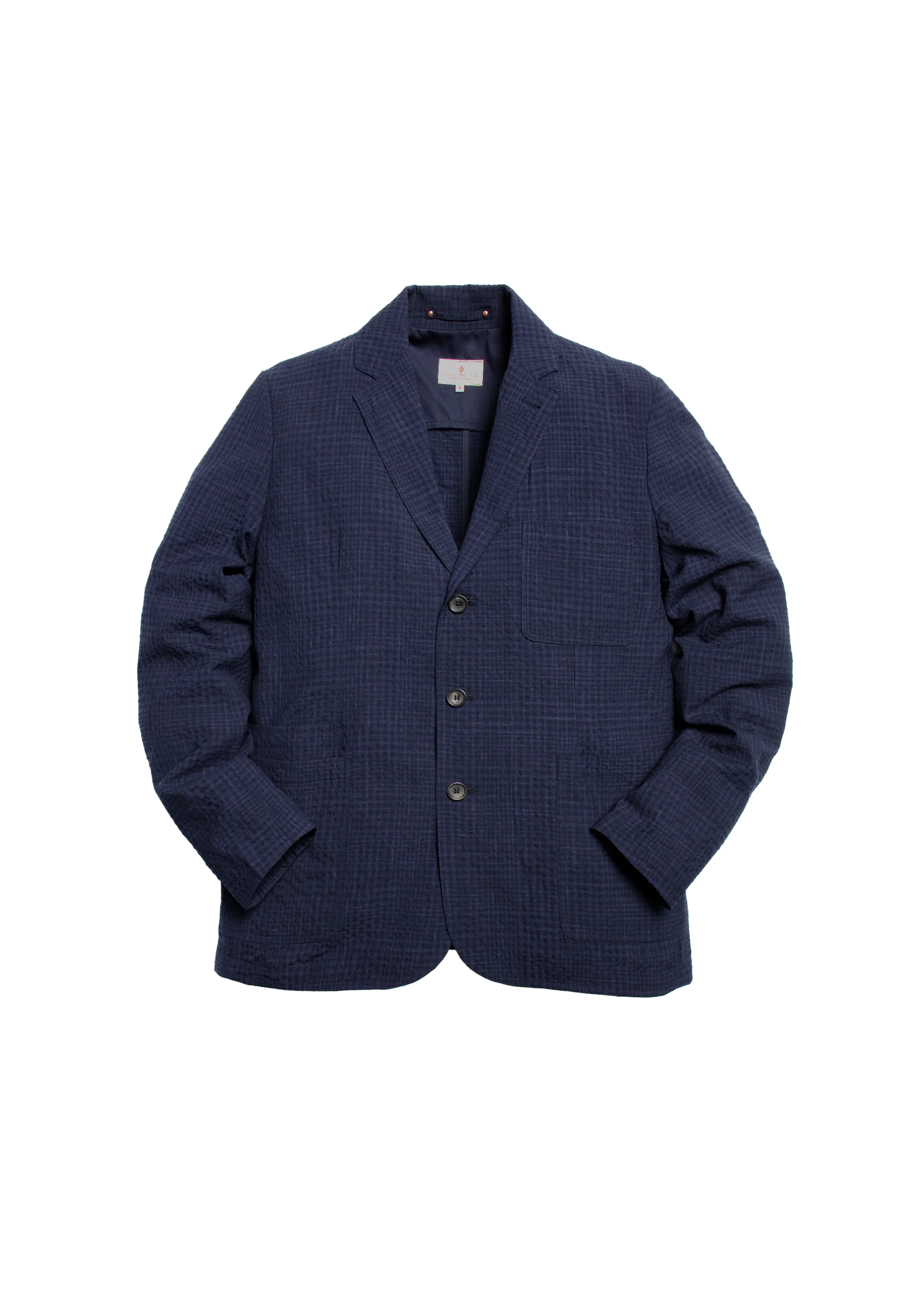 The Loro Piana Seersucker Blazer - Ink - Image 3