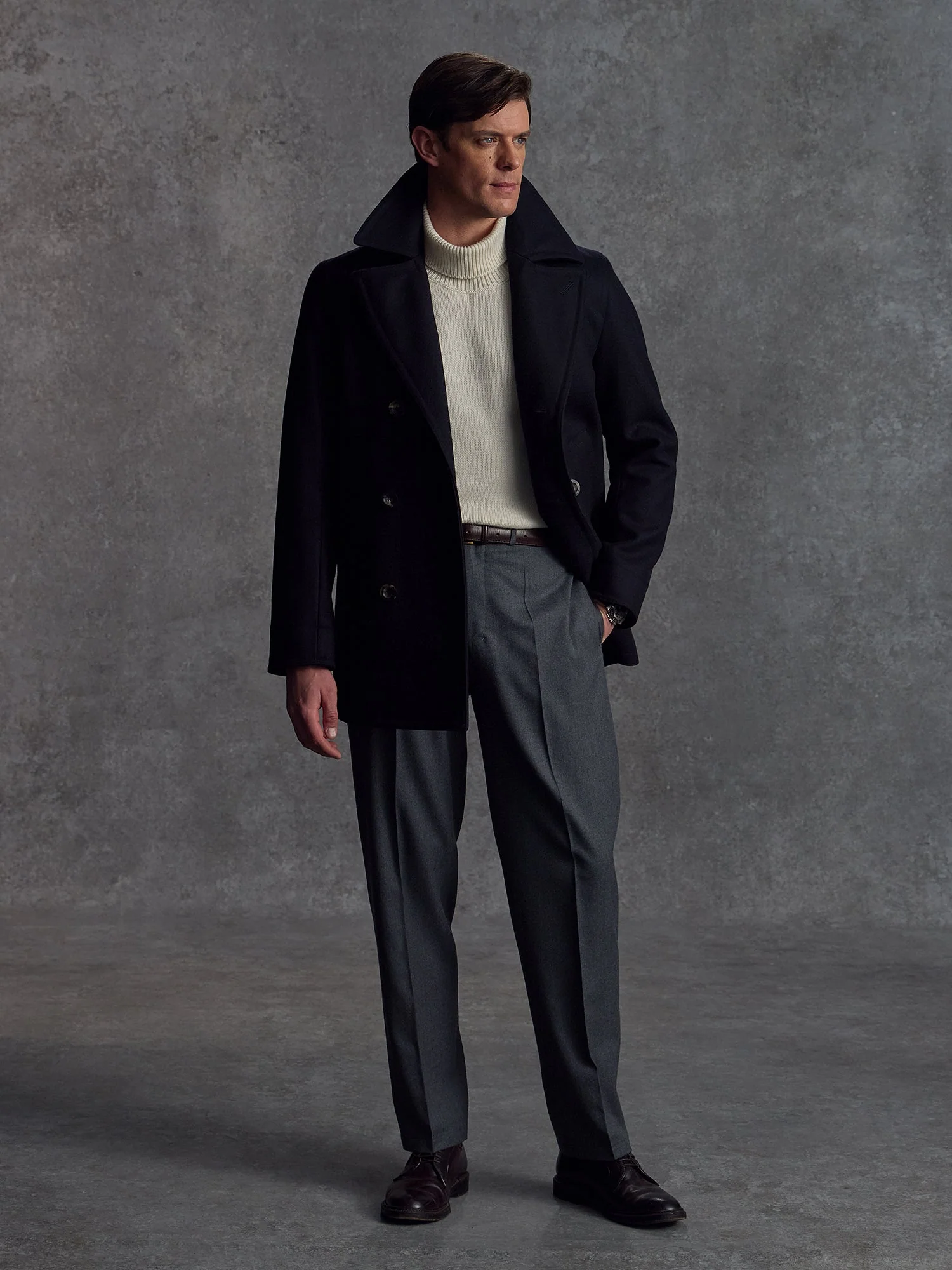 The Manchester Peacoat - Navy (Heroes) - Image 5