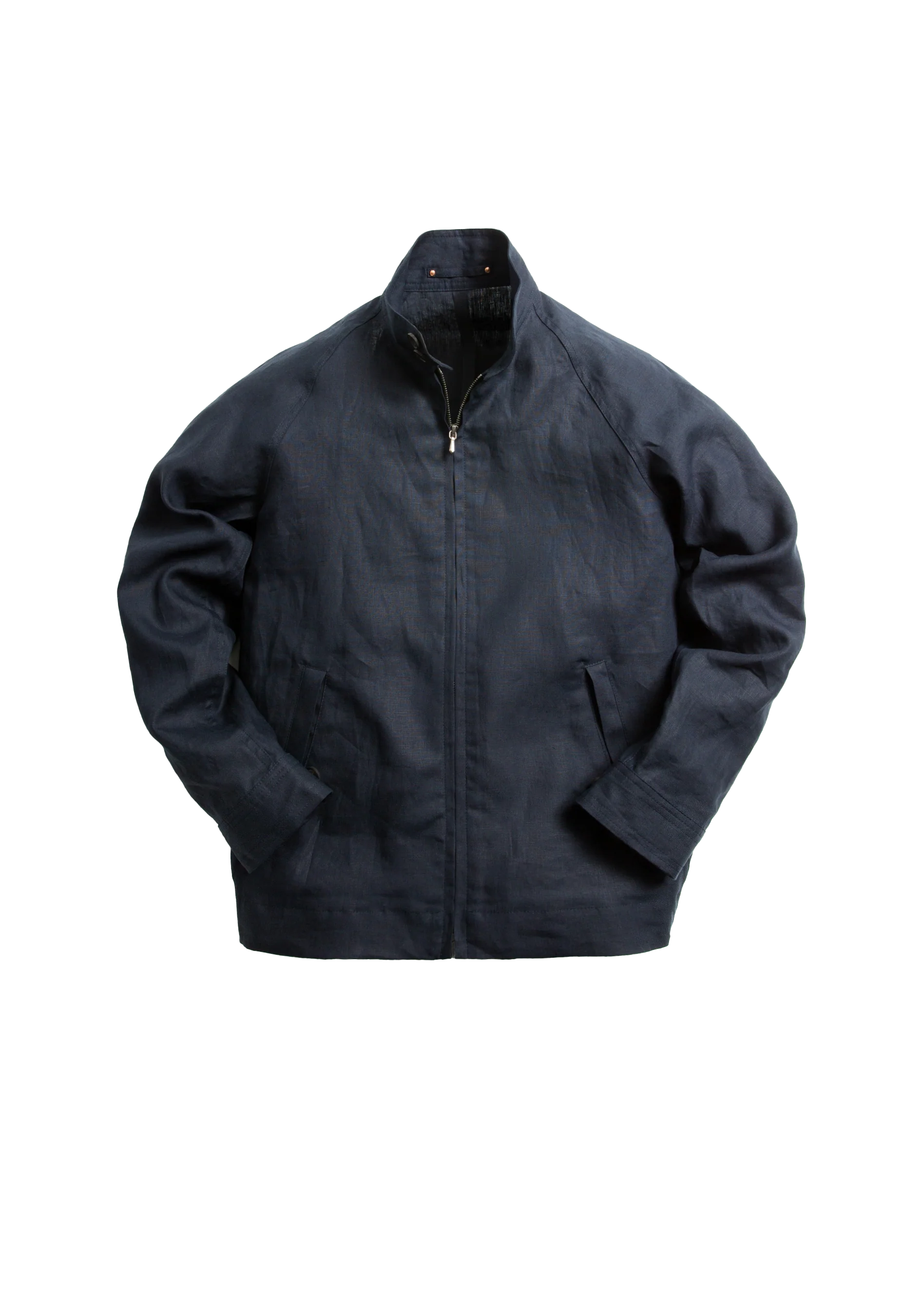 The Permanent Style Linen Harrington - Navy - Image 3