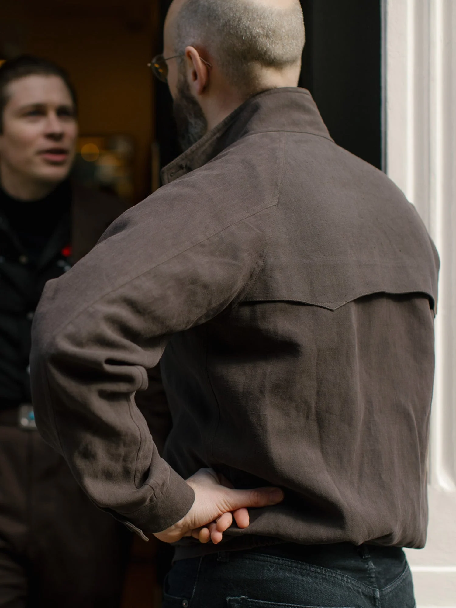 The Permanent Style Linen Harrington - Brown - Image 10