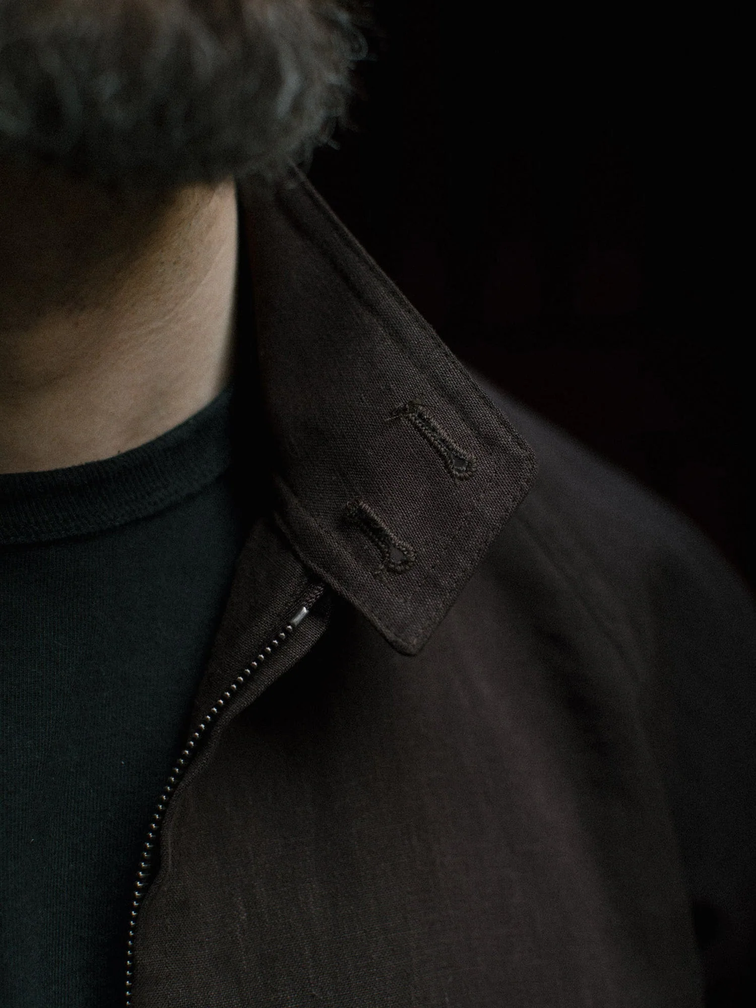 The Permanent Style Linen Harrington - Brown - Image 6