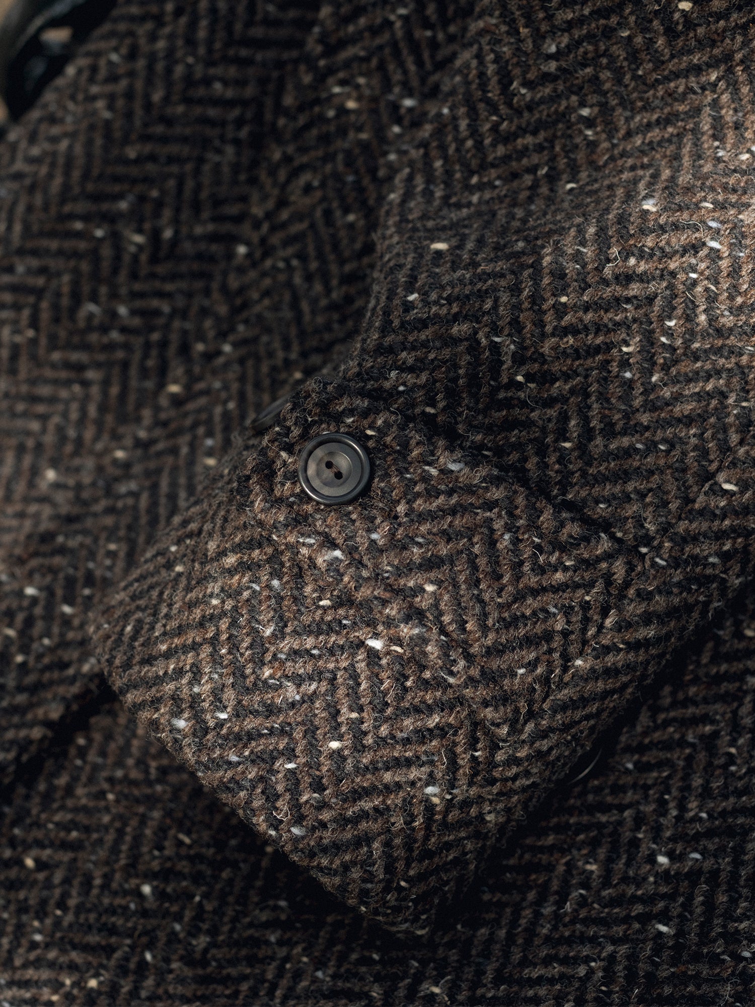 The PS English Tweed Overcoat - Dark Brown - Image 6