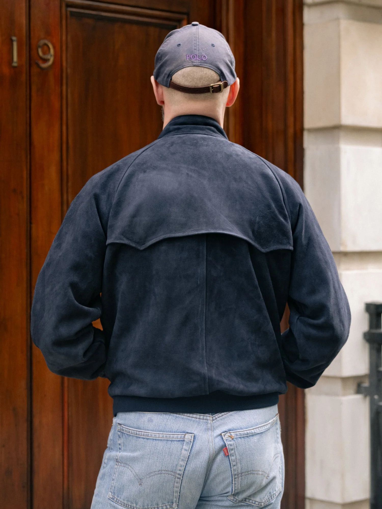 The PS Reversible Suede Bomber - Navy - Image 7