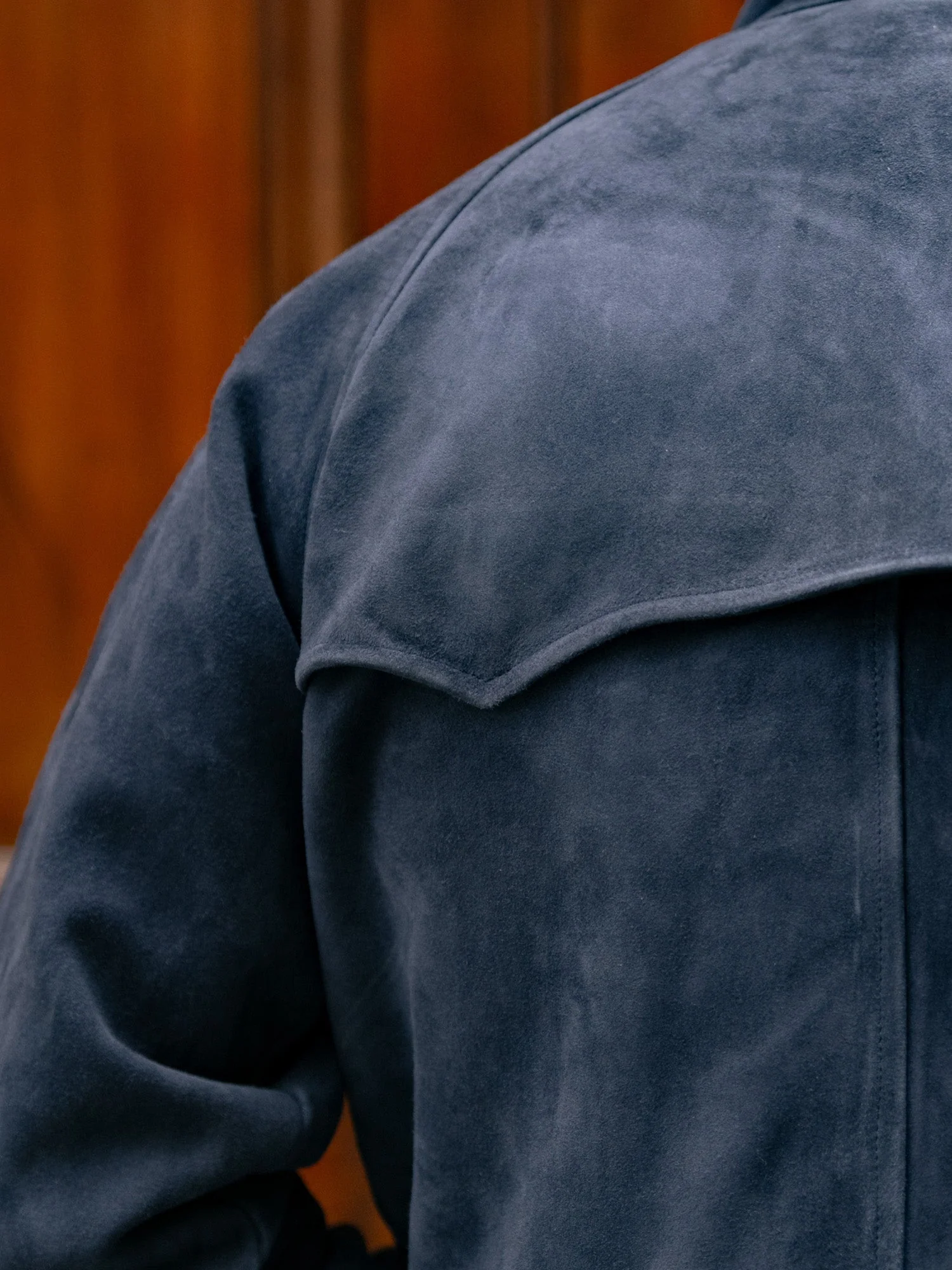 The PS Reversible Suede Bomber - Navy - Image 8