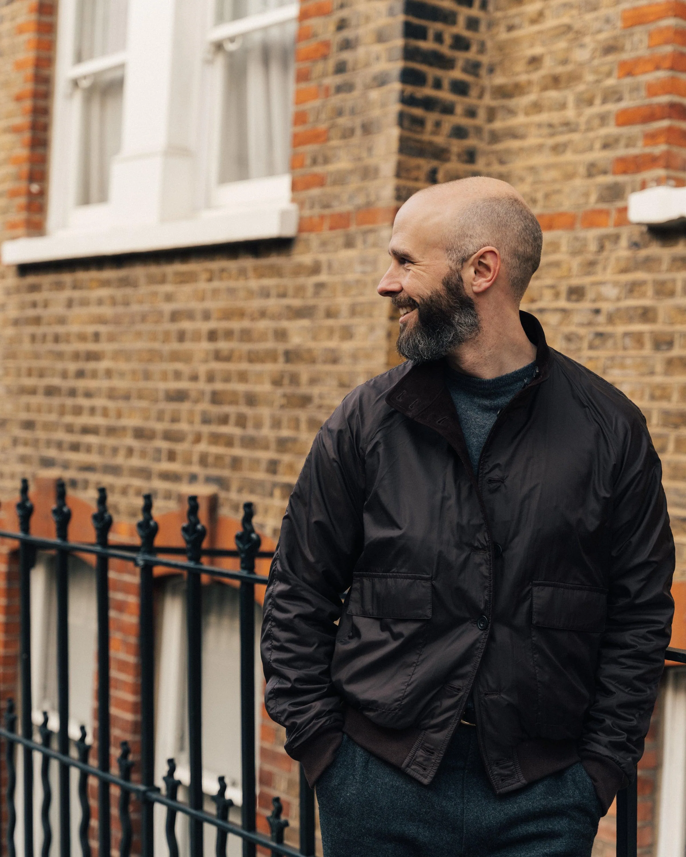The PS Reversible Suede Bomber - Brown - Image 11
