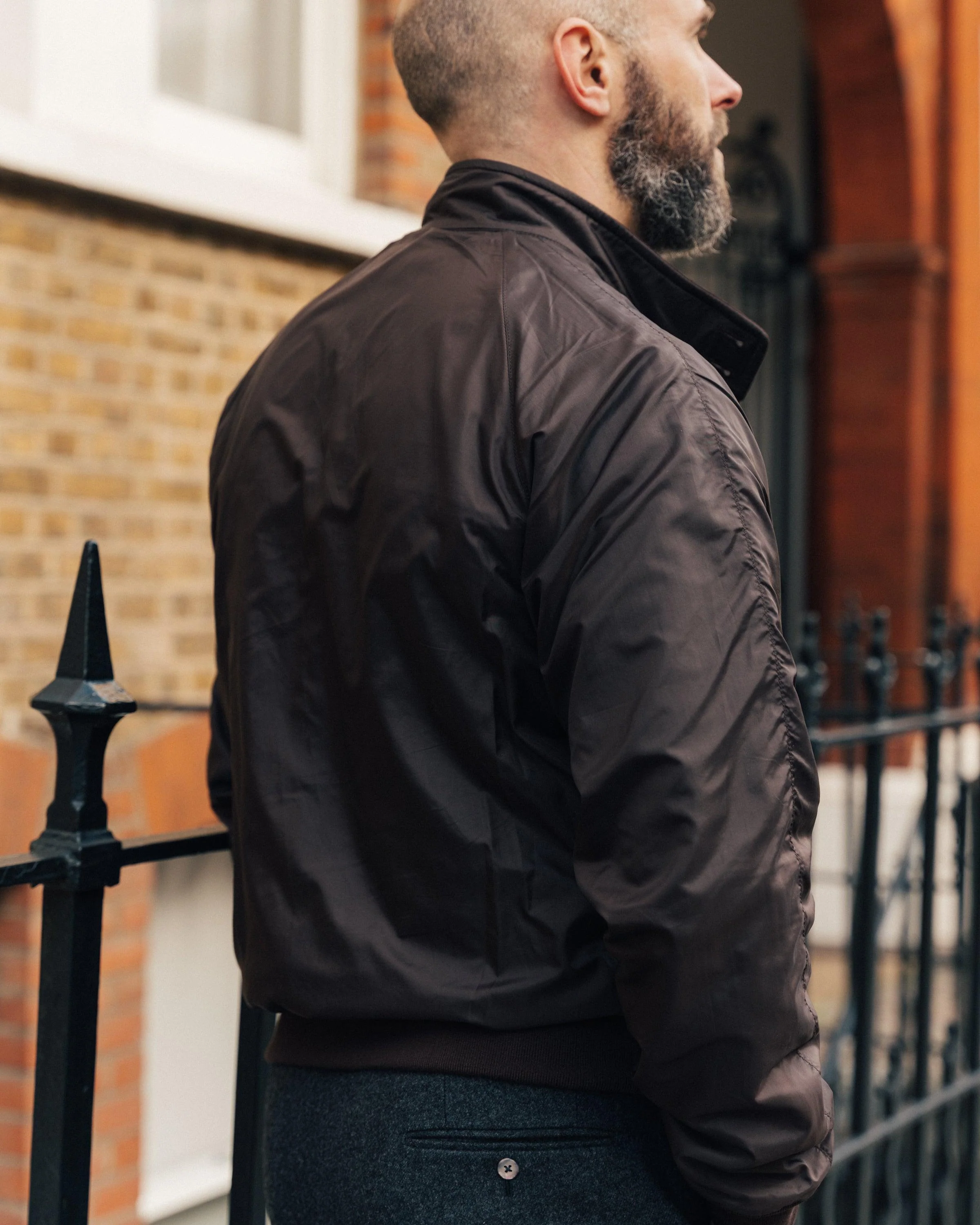 The PS Reversible Suede Bomber - Brown - Image 12