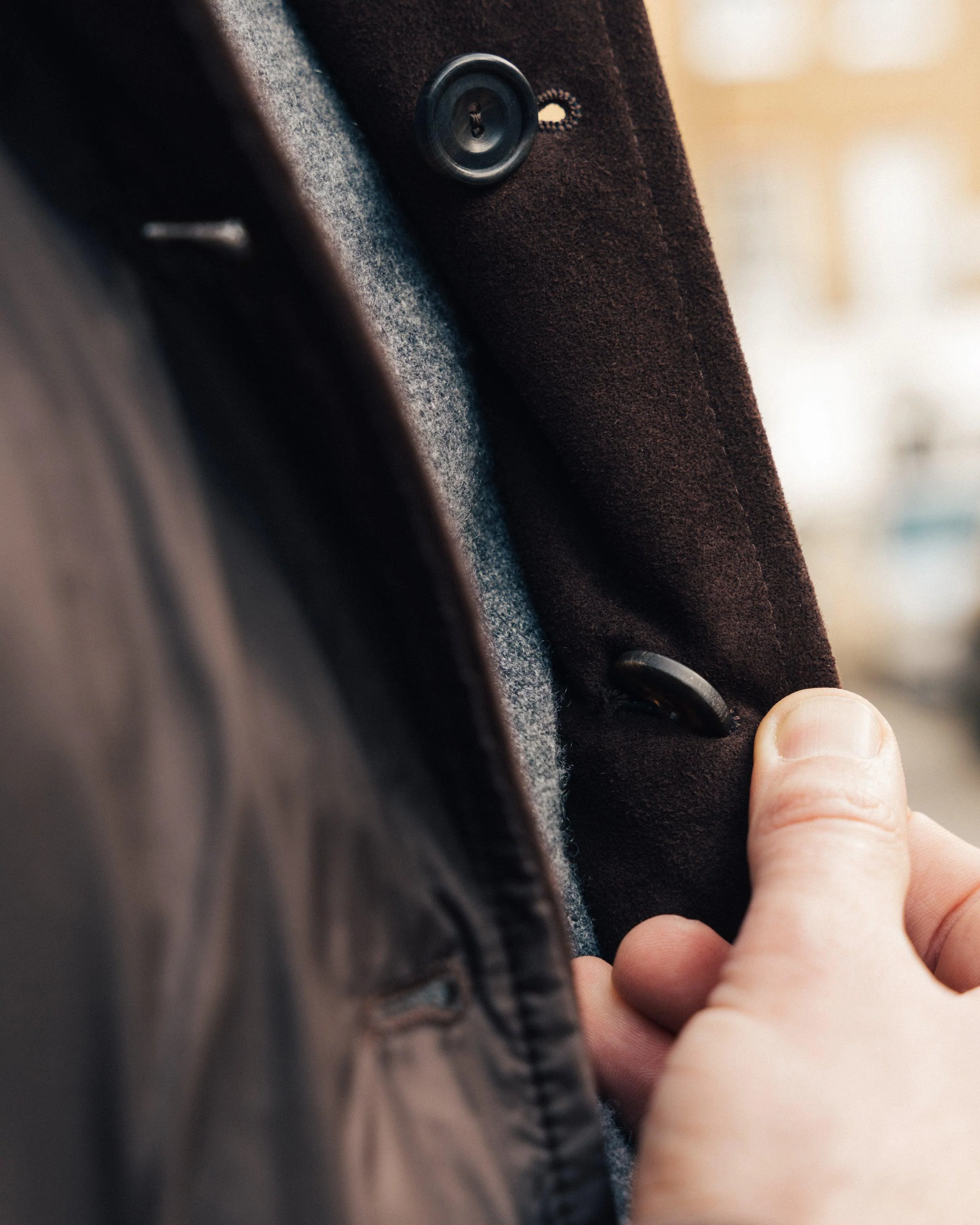 The PS Reversible Suede Bomber - Brown - Image 14