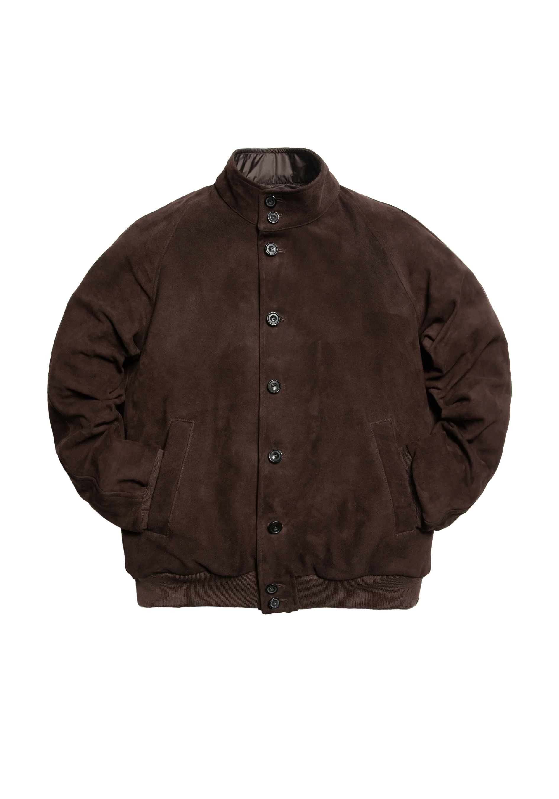 The PS Reversible Suede Bomber - Brown - Image 3