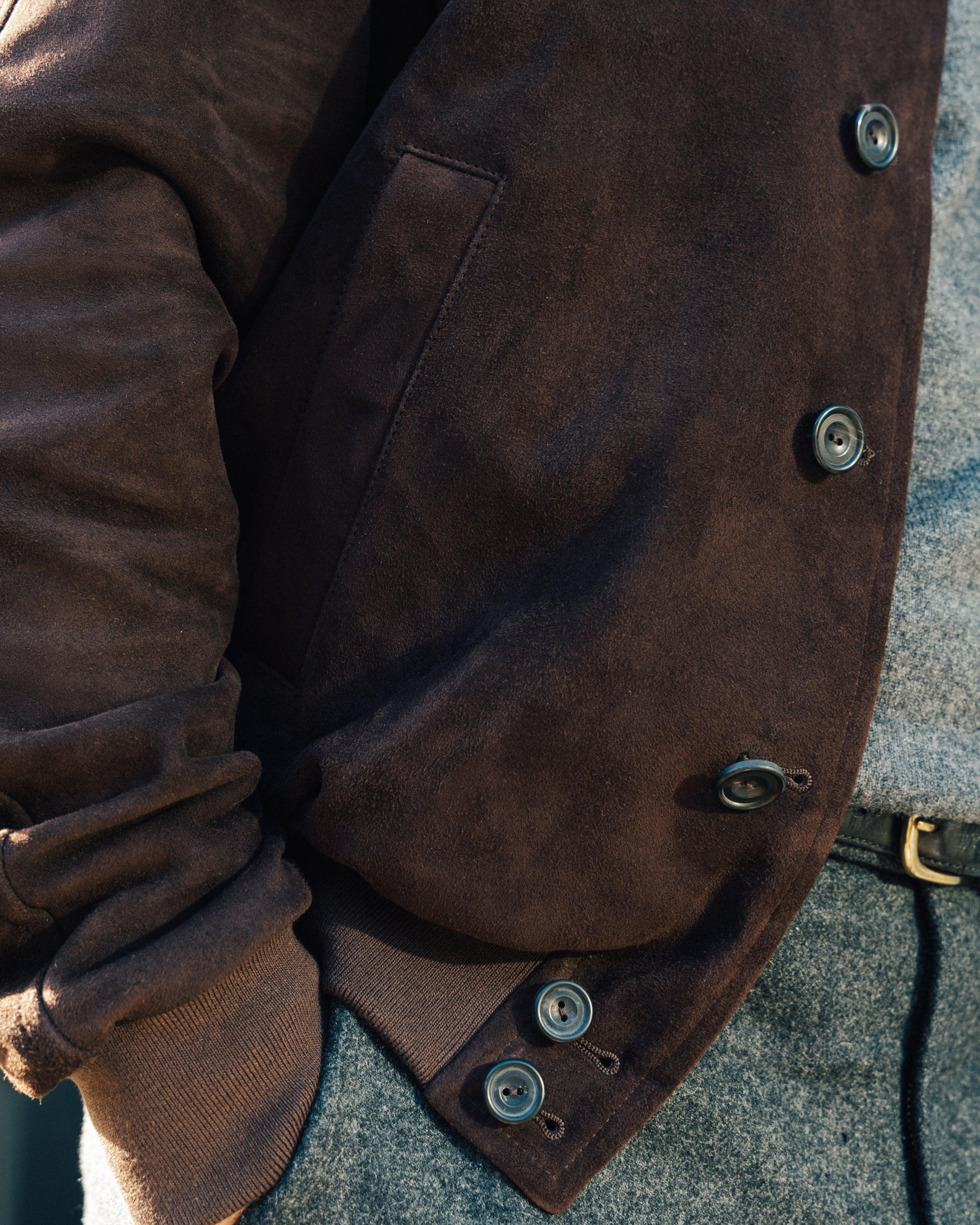 The PS Reversible Suede Bomber - Brown - Image 4