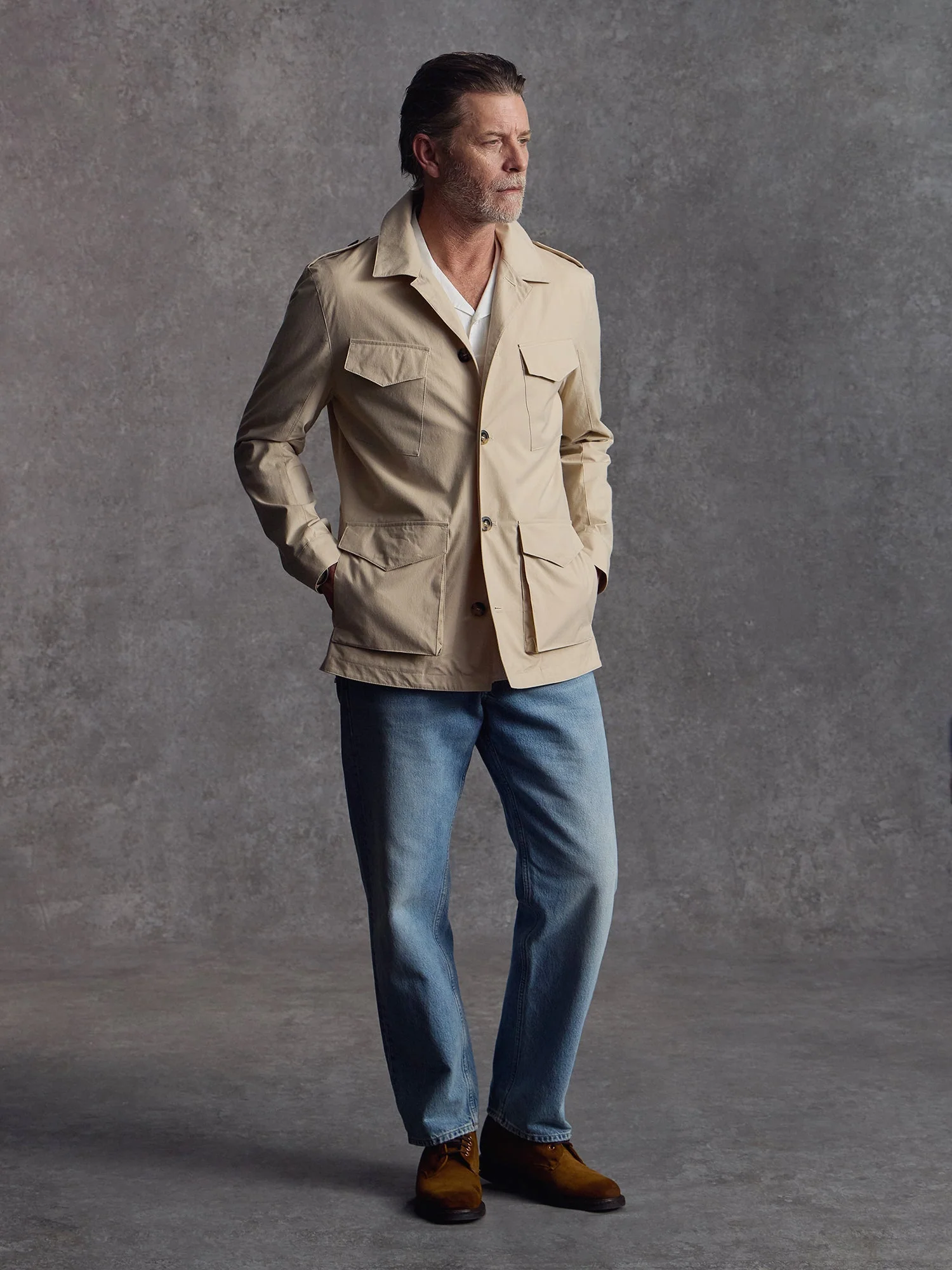 The Richmond Revere Jacket - Alabaster - Image 5