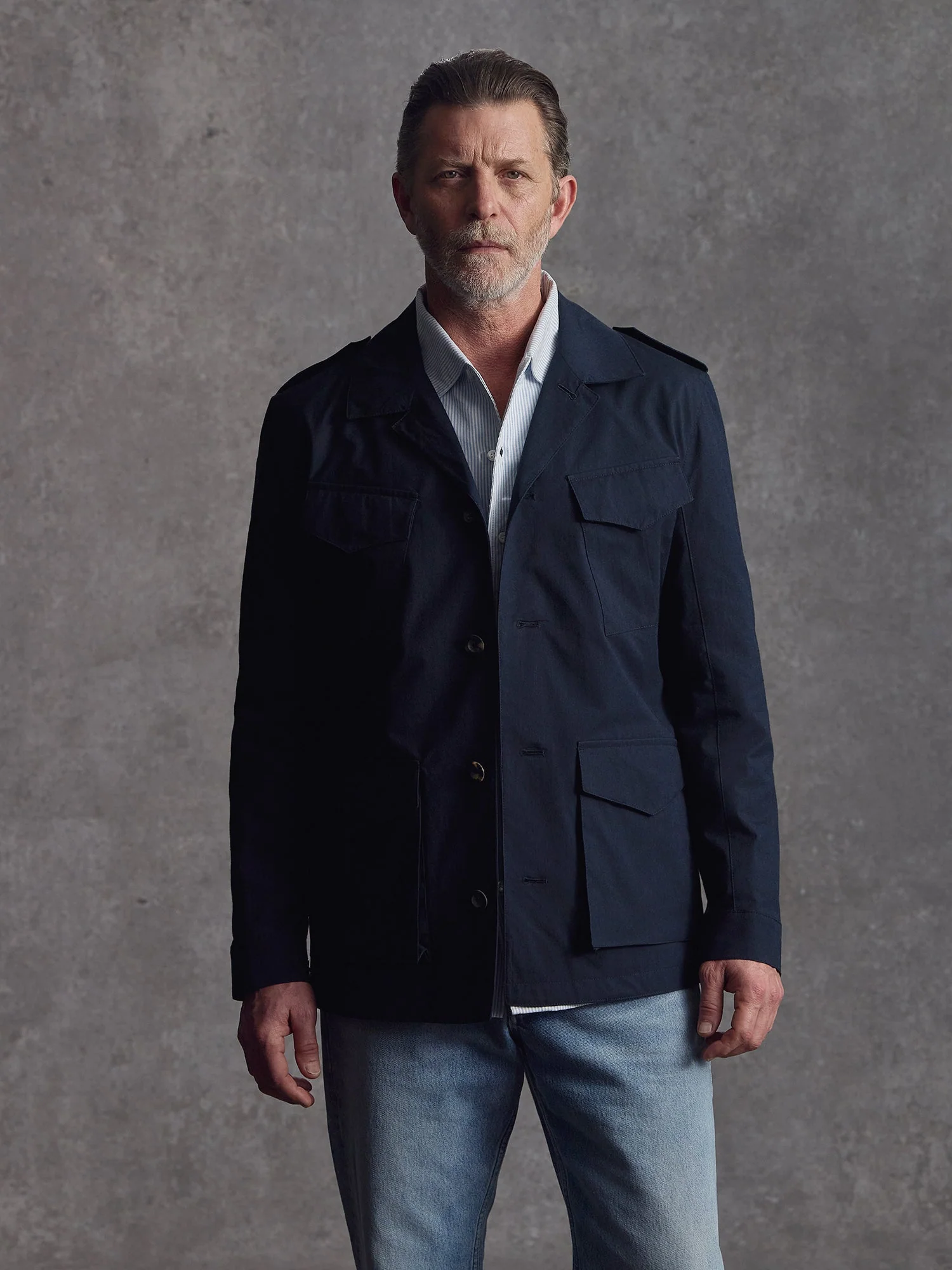 The Richmond Revere Jacket - Ink - Image 5