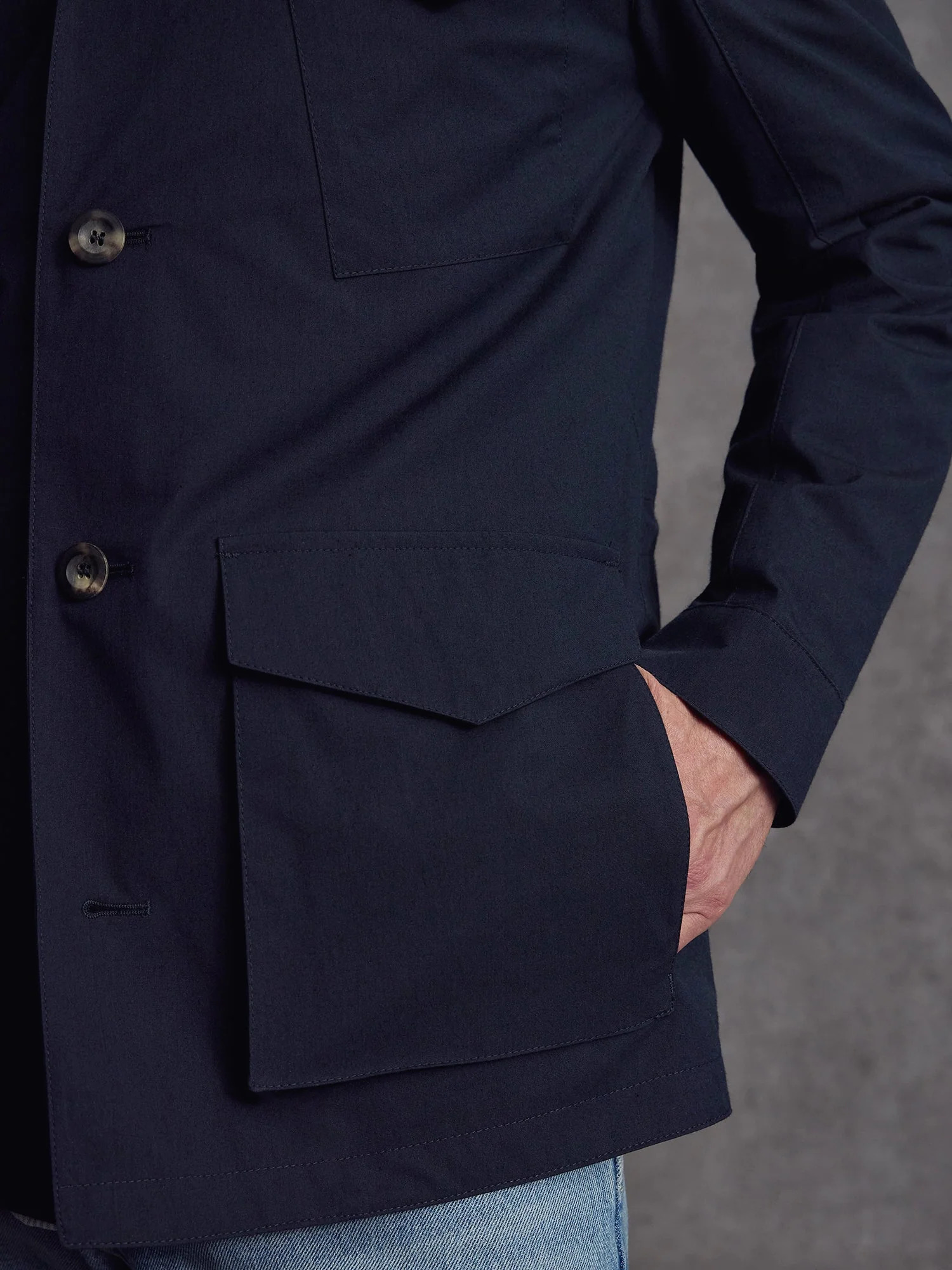 The Richmond Revere Jacket - Ink - Image 6