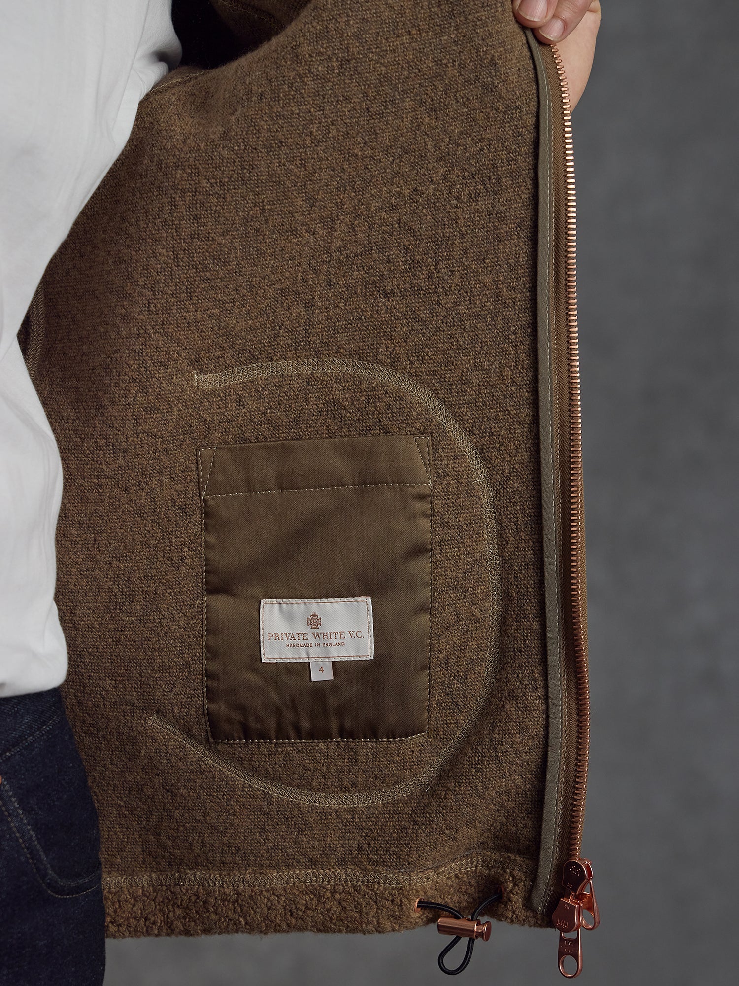 The Vanguard Fleece - Pebble - Image 3