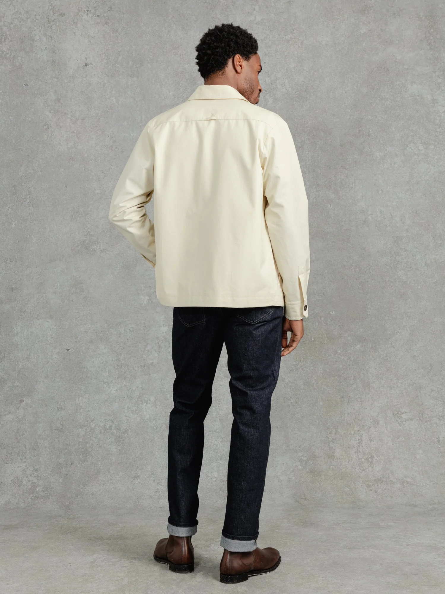 The Ventile® Piccadilly Shacket - Chalk - Image 8
