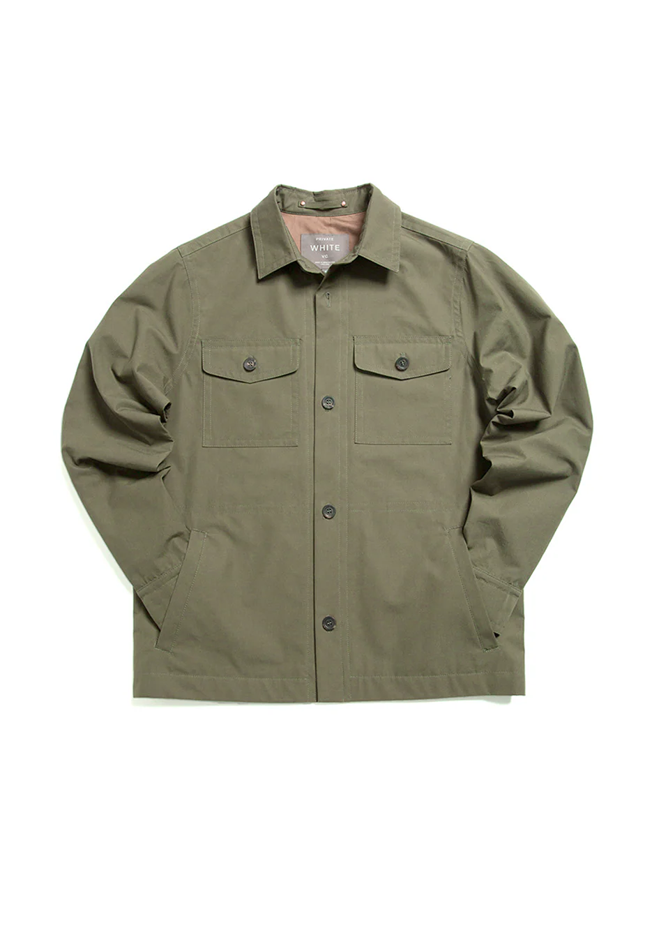 The Ventile® Piccadilly Shacket - Sage - Image 3