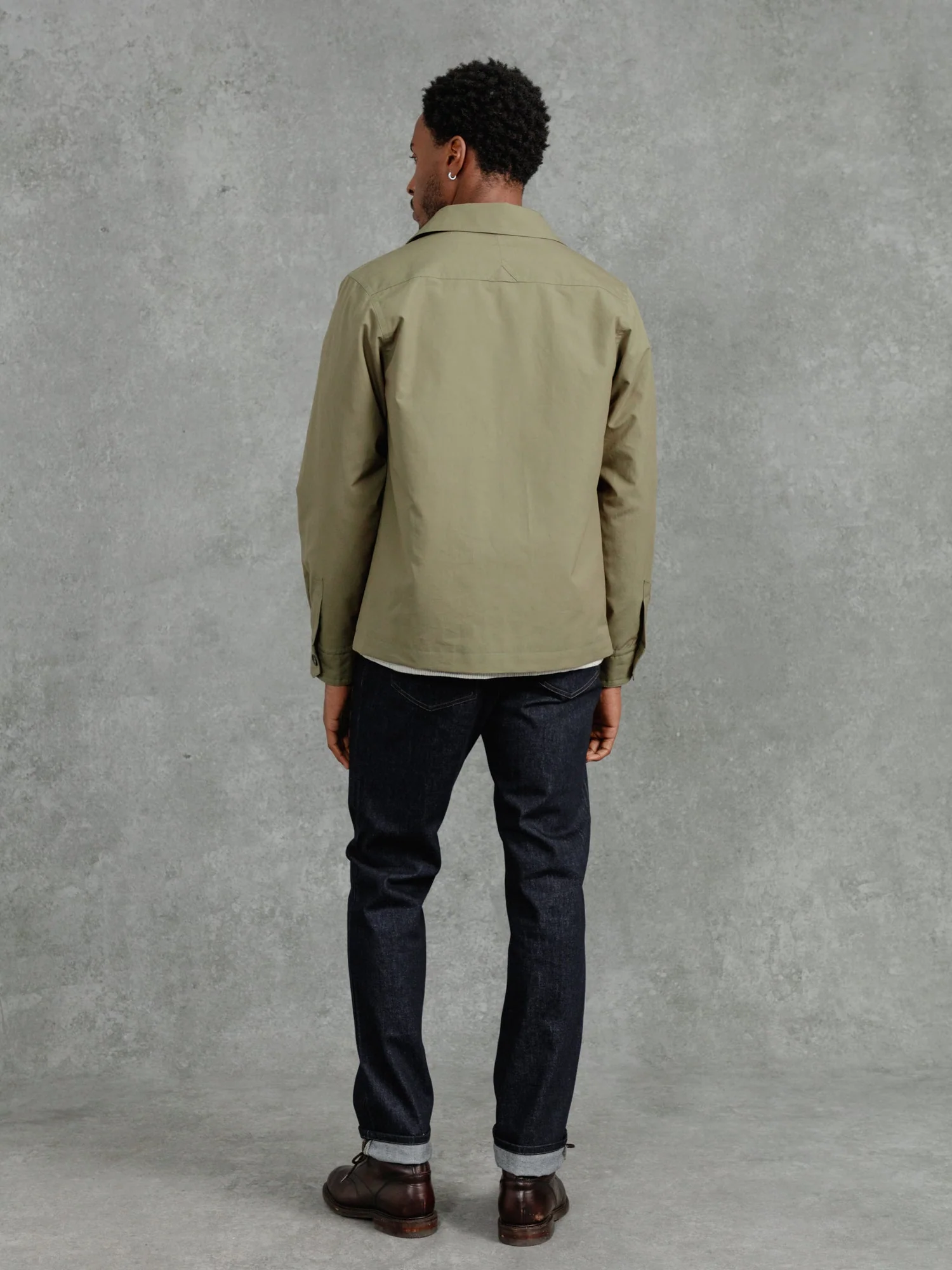 The Ventile® Piccadilly Shacket - Sage - Image 8