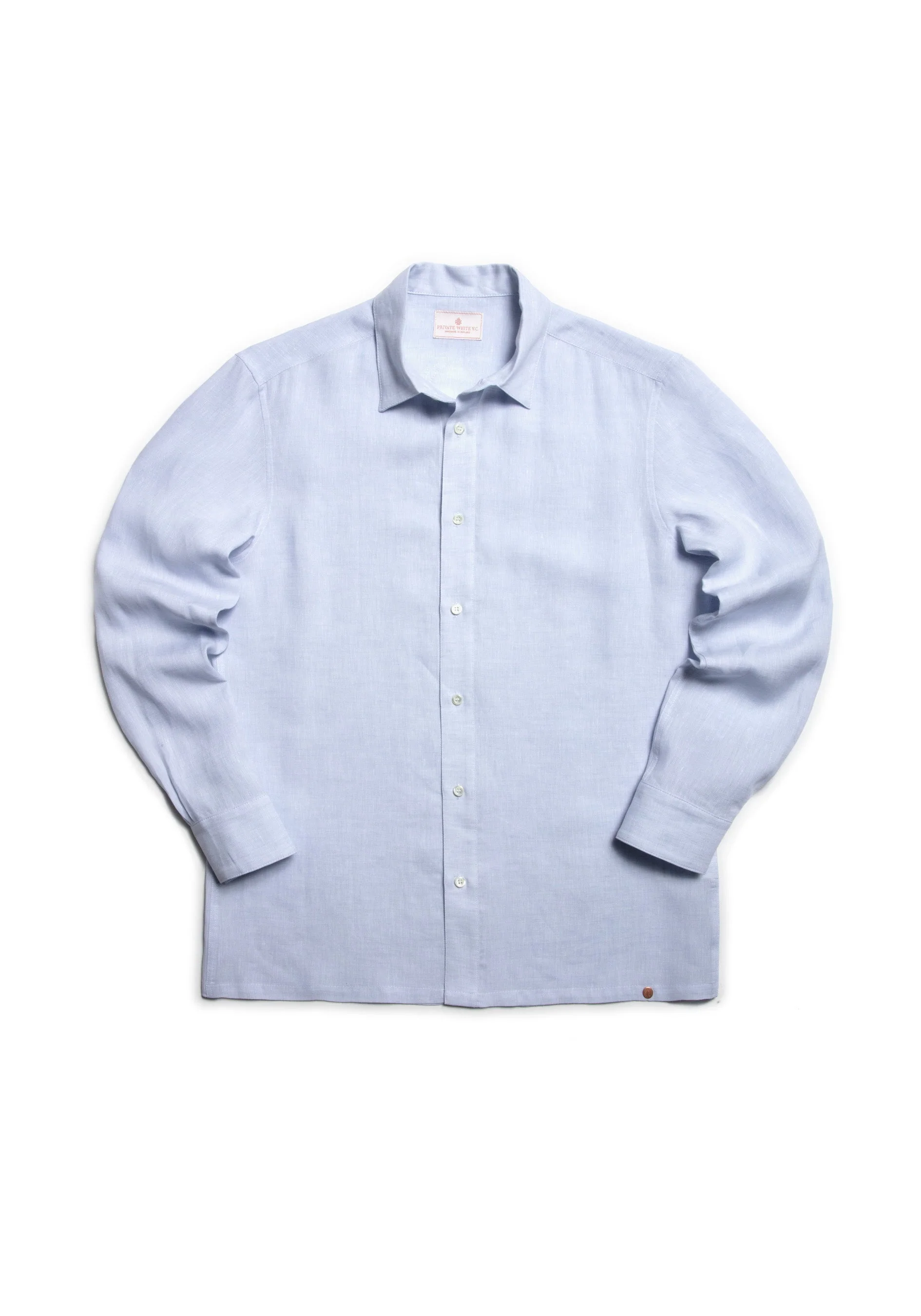 The Victor Linen Shirt - Pale Smoke - Image 3