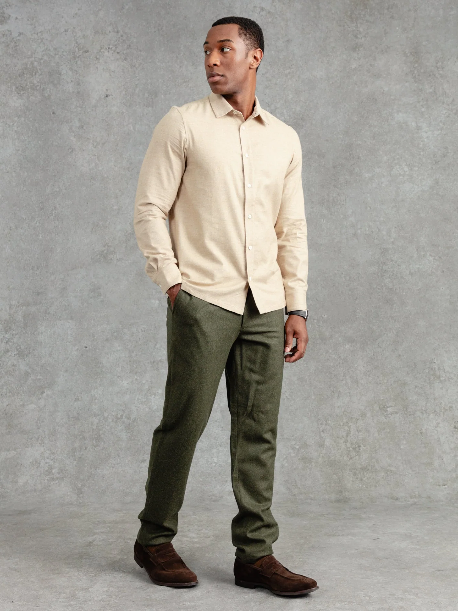 The Victor Melton Shirt - Sand - Image 7