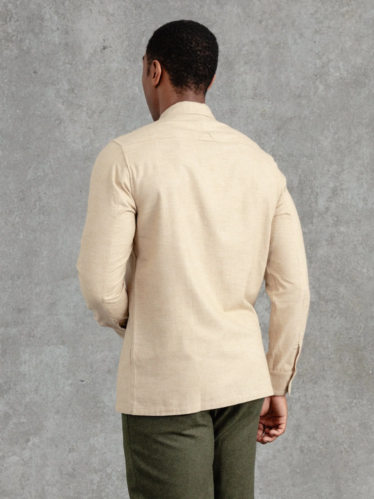 The Victor Melton Shirt - Sand - Image 8
